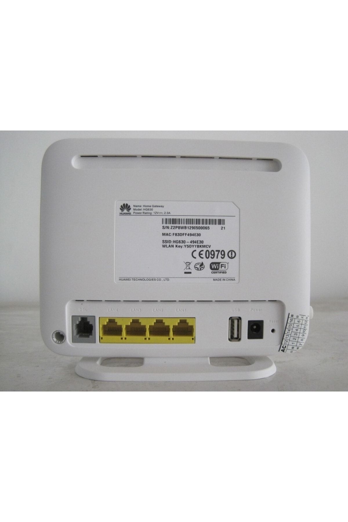 DTS Teknoloji Huawei Hg630a Vdsl2/adsl2 Fiber 300mbps Kablosuz Modem