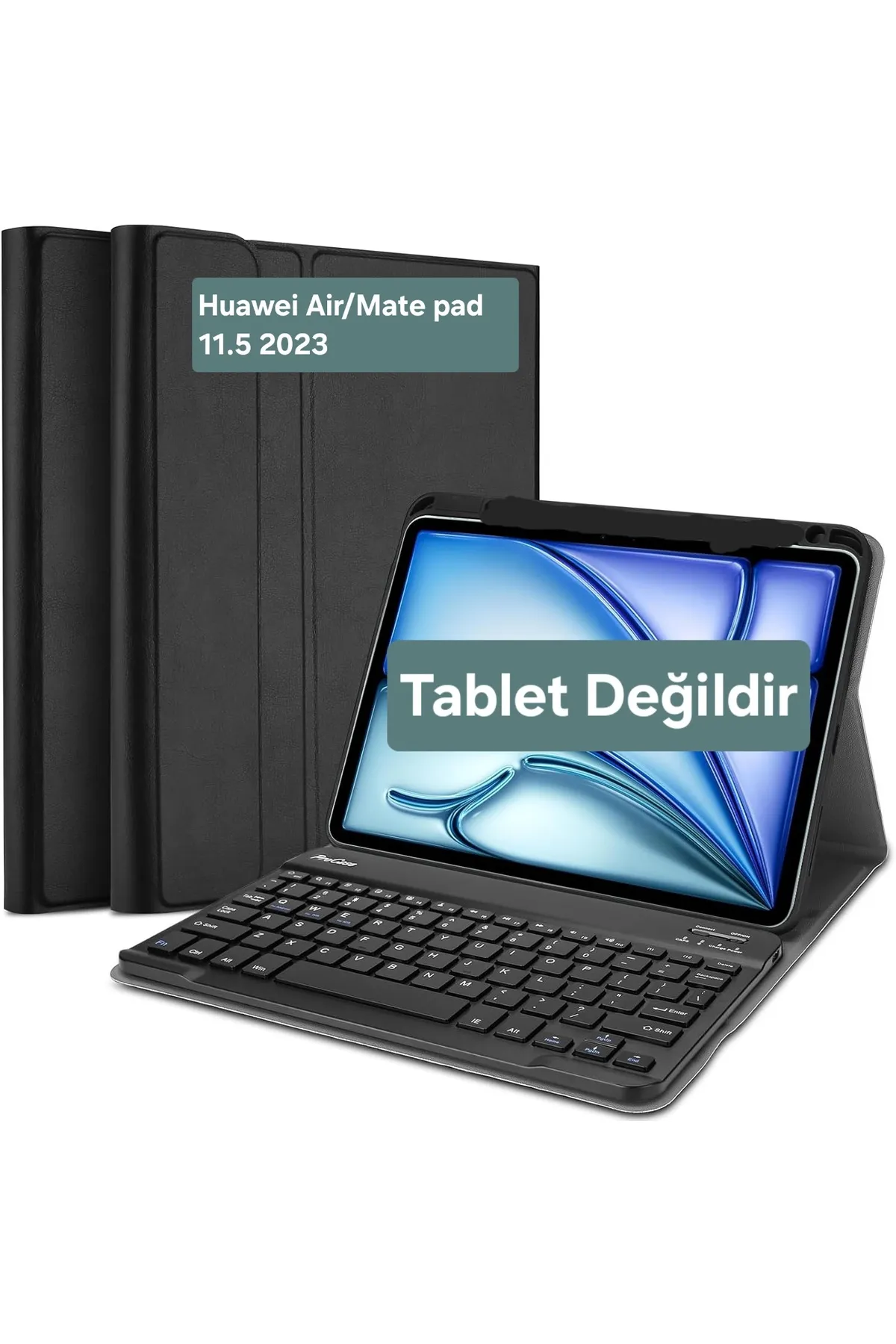 Fogy Huawei Matepad 11.5 Inç / Air 11.5 Case Uyumlu Bluetooth Türkçe Q Klavyeli Kılıfı