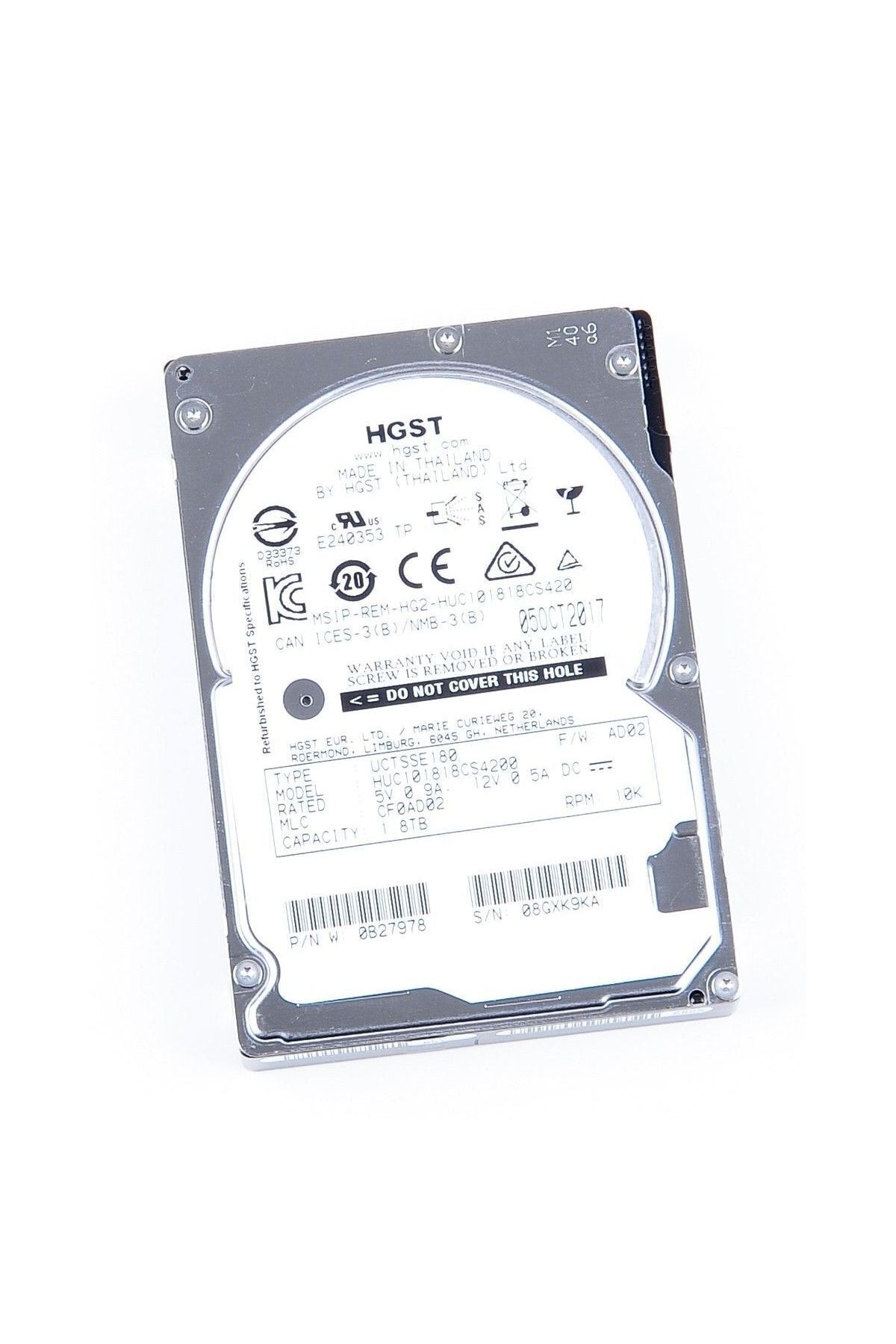 HGST Huc101818cs4200 1.8tb 10k Sas 2.5" Disk