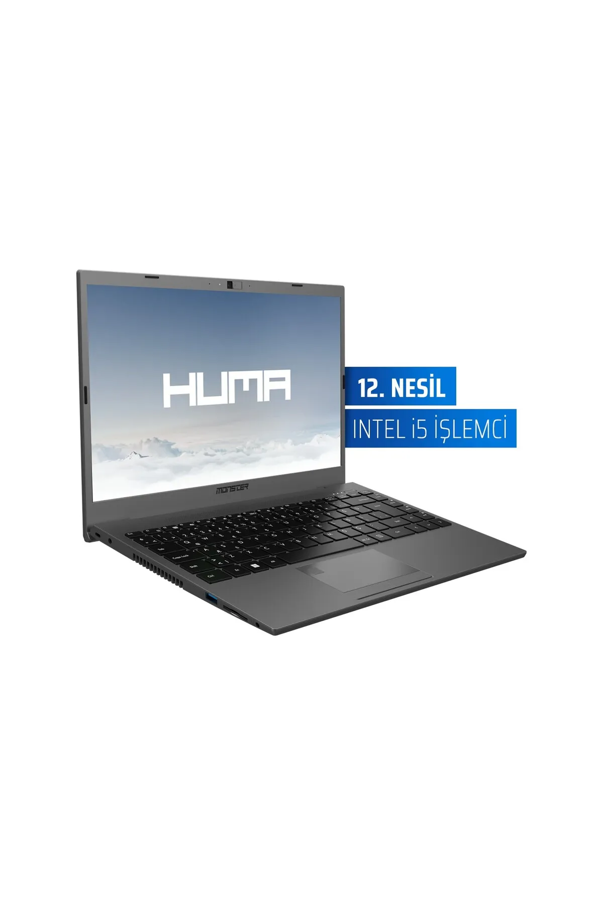 Monster Huma H4 V5.1 Intel Core I5-1235u 16 Gb Ram 500 Gb Ssd Freedos 14,1" Fhd