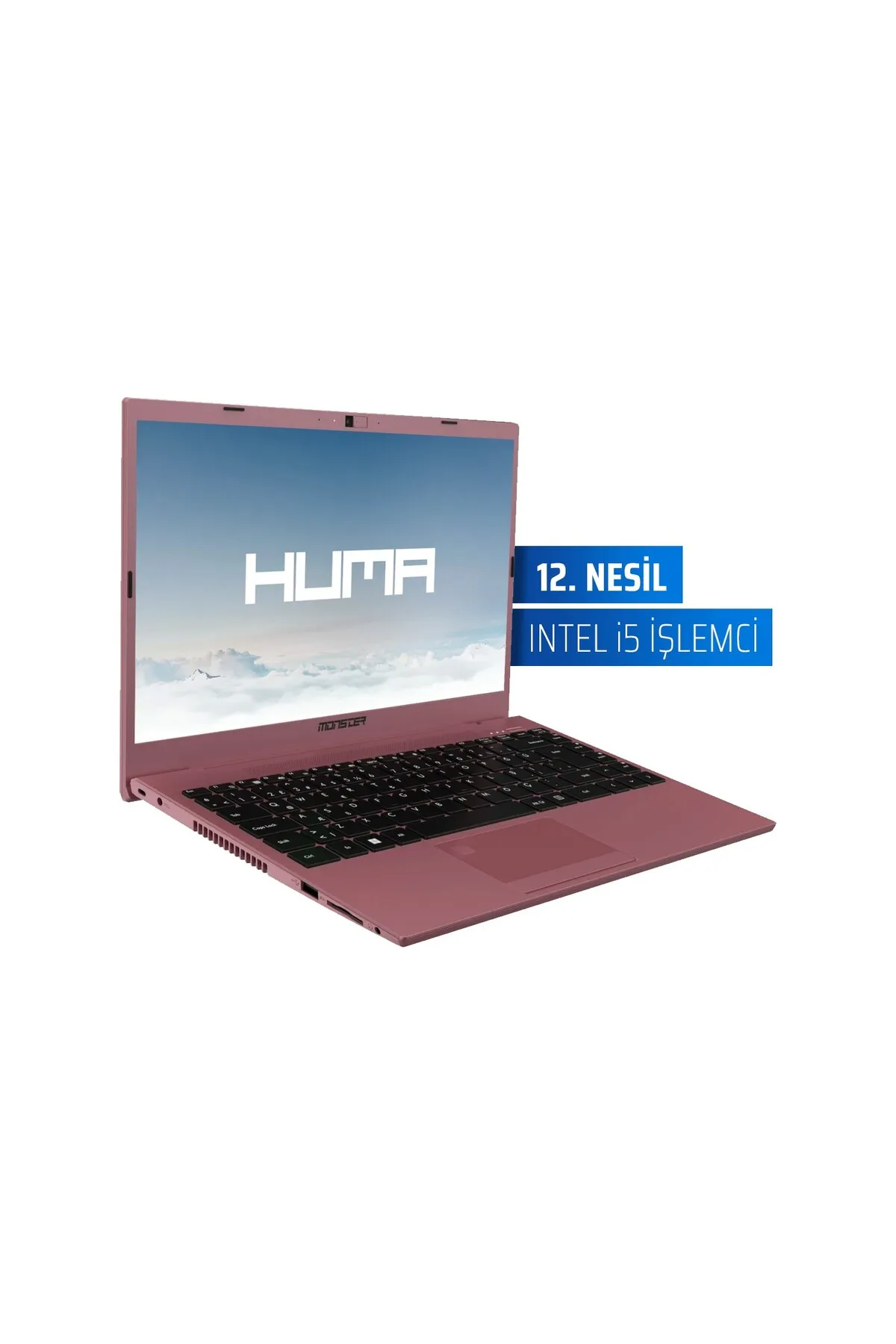 Monster Huma H4 V5.1.4 Intel Core I5-1235u 8 Gb Ram 500 Gb Ssd Freedos 14,1" Fhd Rose Gold