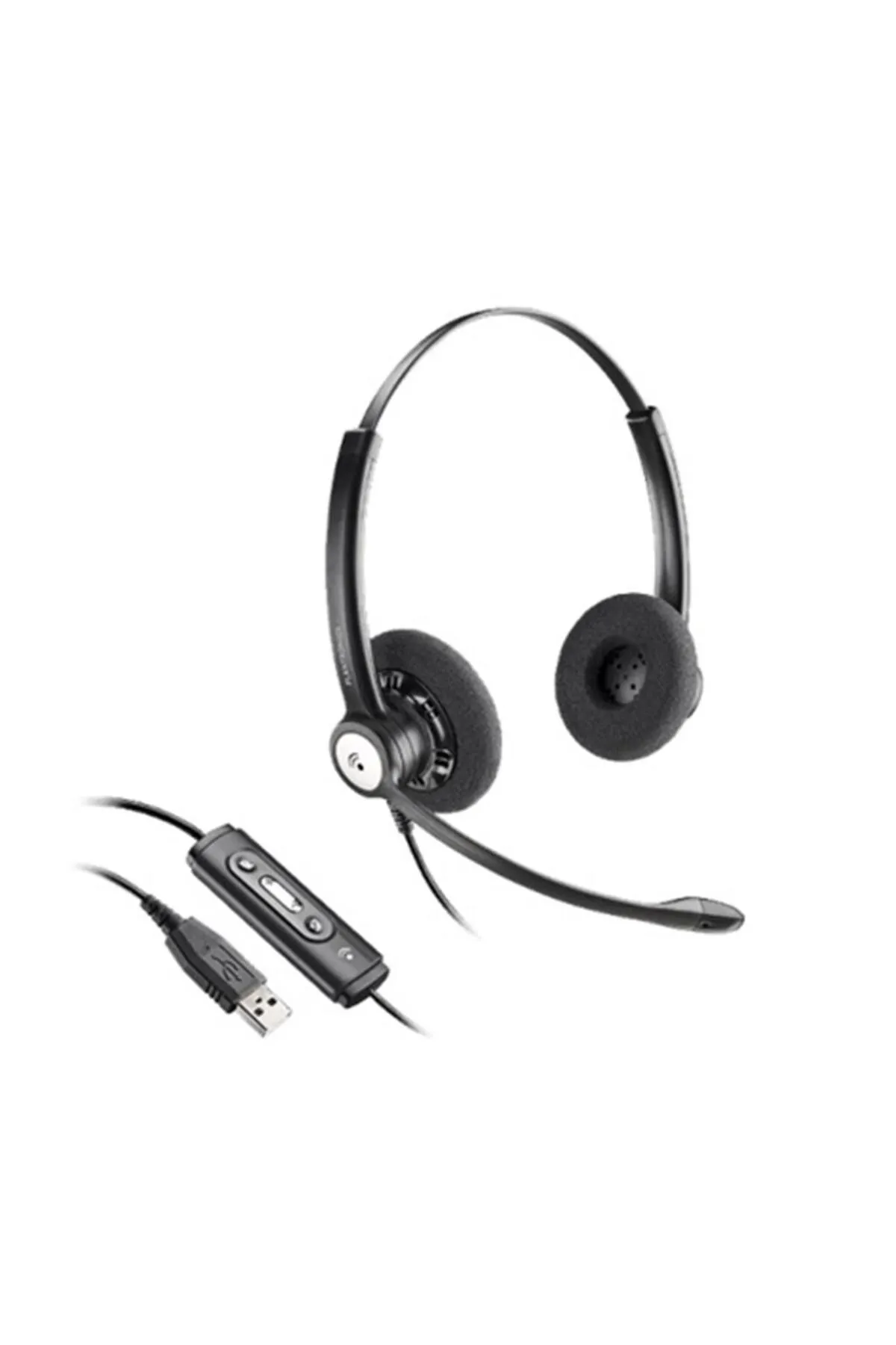 Plantronics Hw121n Usb Duo Çağrı Merkezi Kulaklık