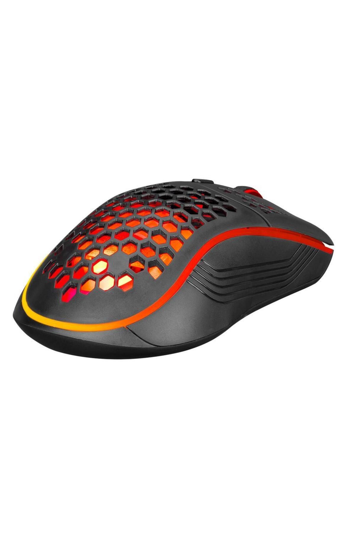 Hytech Hy-x6 3600dpı 7 Button Rgb Story Siyah Gaming Oyuncu Mouse (1,5MT ÖRGÜLÜ KABLO UZUNLUĞU)