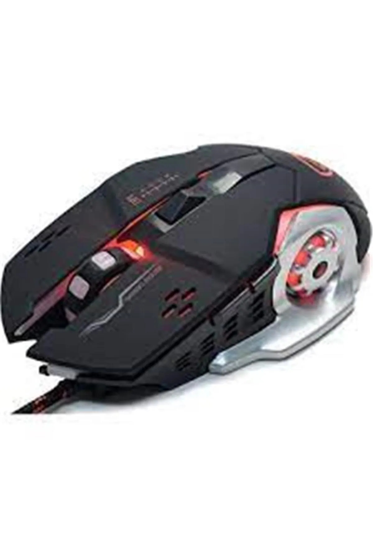 Genel Markalar HY-X9 3600DPı 6 Button RGb Legend Siyah Gaming Oyuncu Mouse (1,5mt Örgülü Kablo)