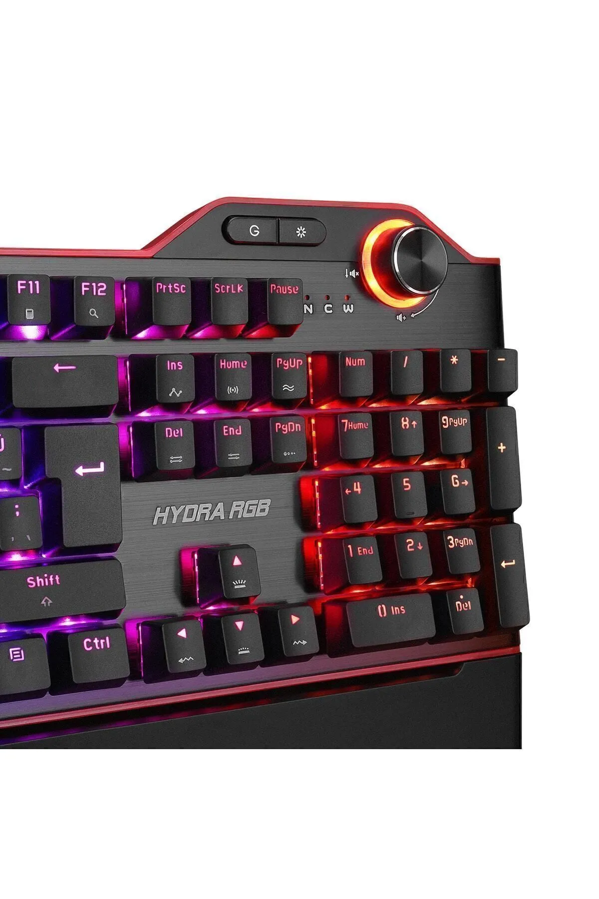 Rampage Hydra R6 Full Color Rgb Led Gaming Pro Blue Switch Alminy