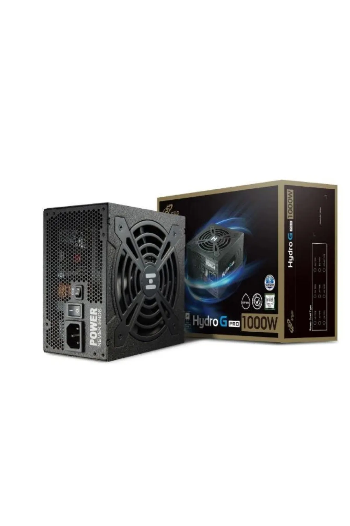 Genel Markalar HYDRO G PRO, HG2-1000, 1000W, 80+ GOLD, GAMING, ATX, Power Supply (PSU)