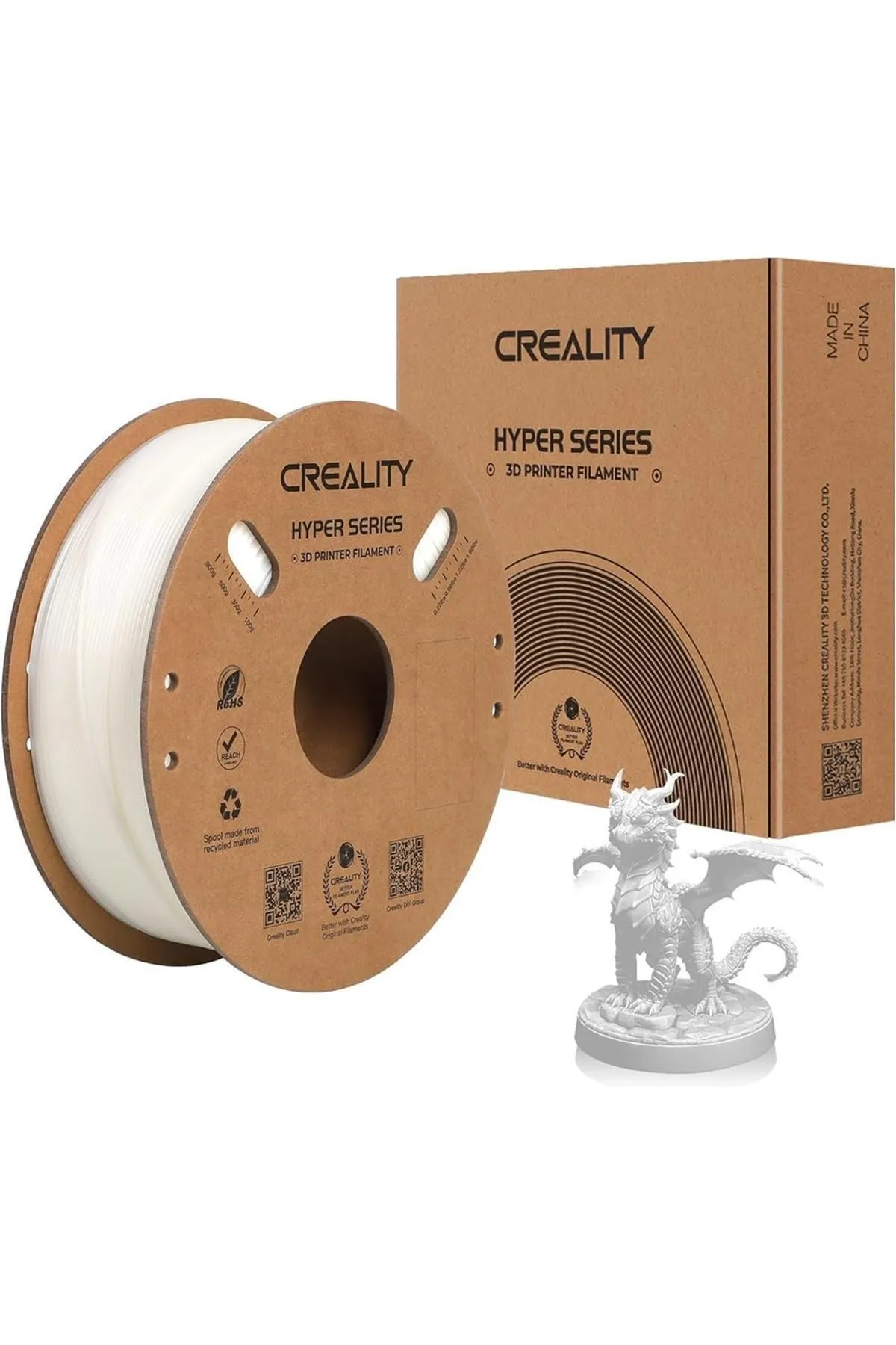 Creality Hyper Abs Beyaz Filament 1.75mm 1000gr