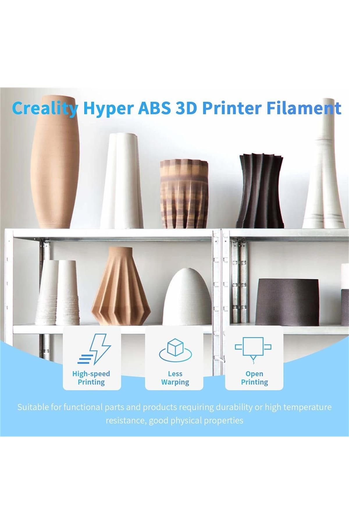 Creality Hyper Abs Gri Filament 1.75mm 1000Gr