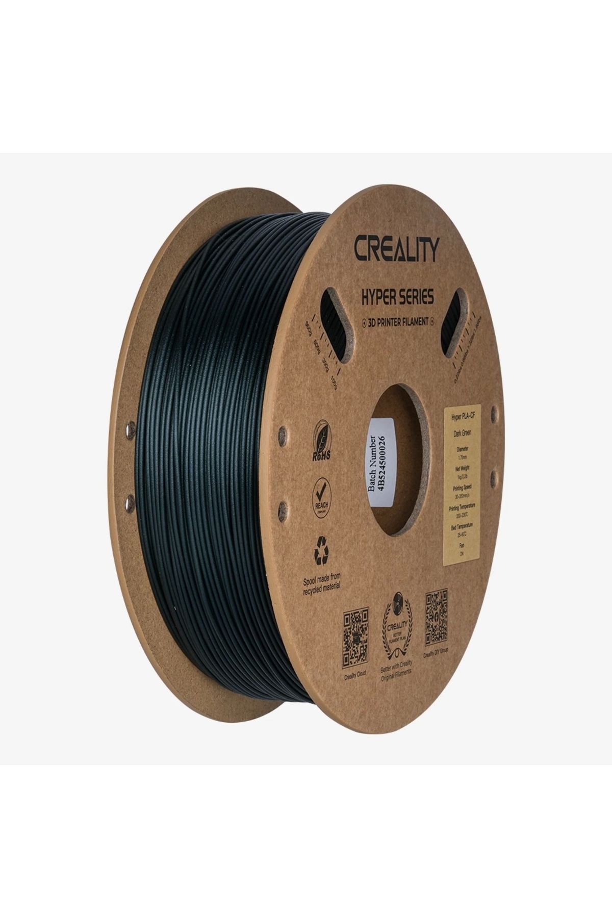 Creality Hyper Pla-cf Koyu Dark Green Filament