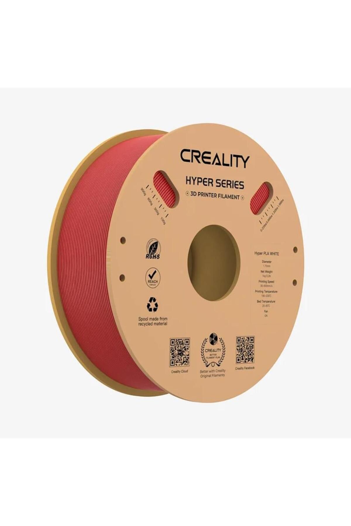 Creality Hyper PLA  Filament 1.75mm 1000gr - Kırmızı