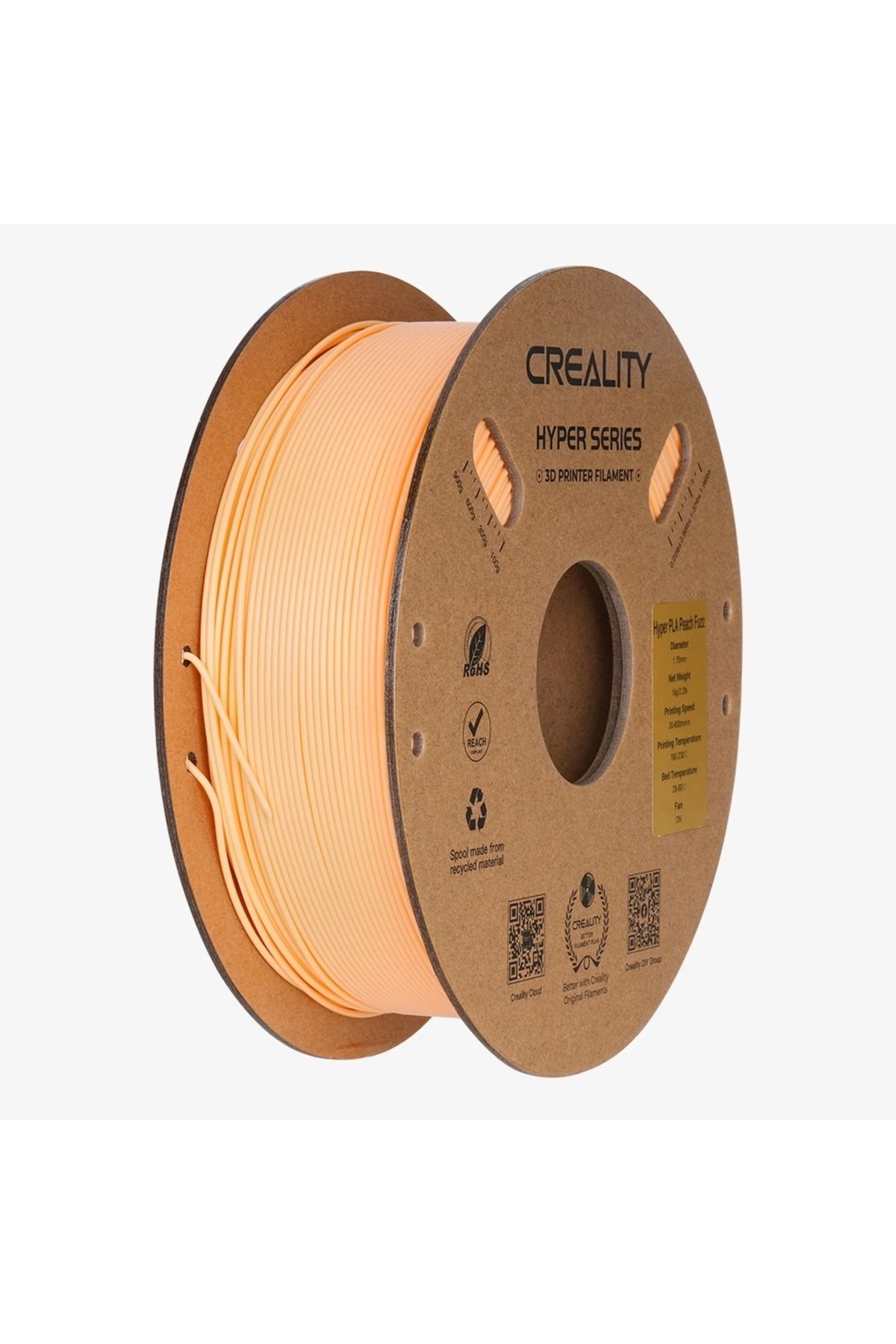 Creality Hyper Pla Filament Peach Fuzz 1.75mm 1kg