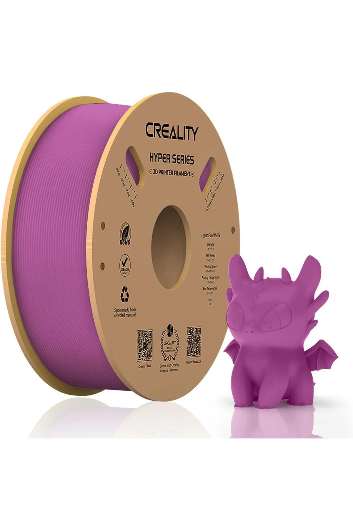 Creality Hyper Pla Filament Purple 1.75mm 1kg