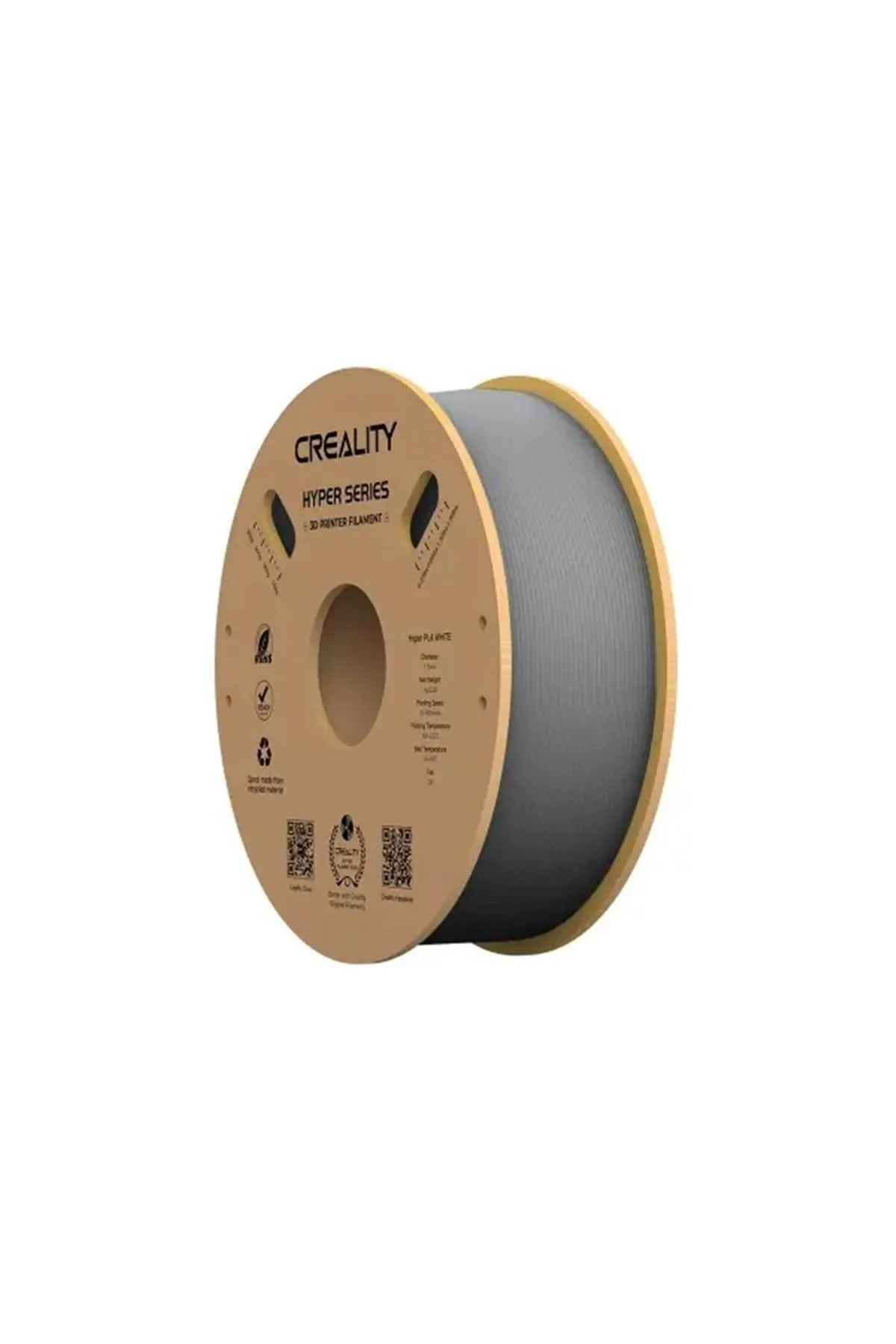 Creality Hyper Pla Gri Filament 1.75mm 1000Gr