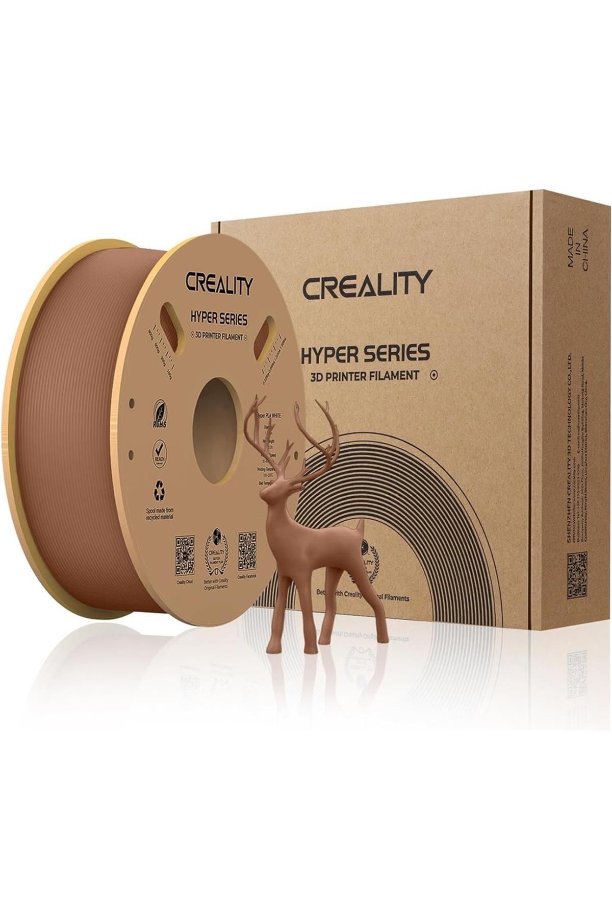 Creality Hyper Pla Kahverengi Filament 1.75mm 1000Gr