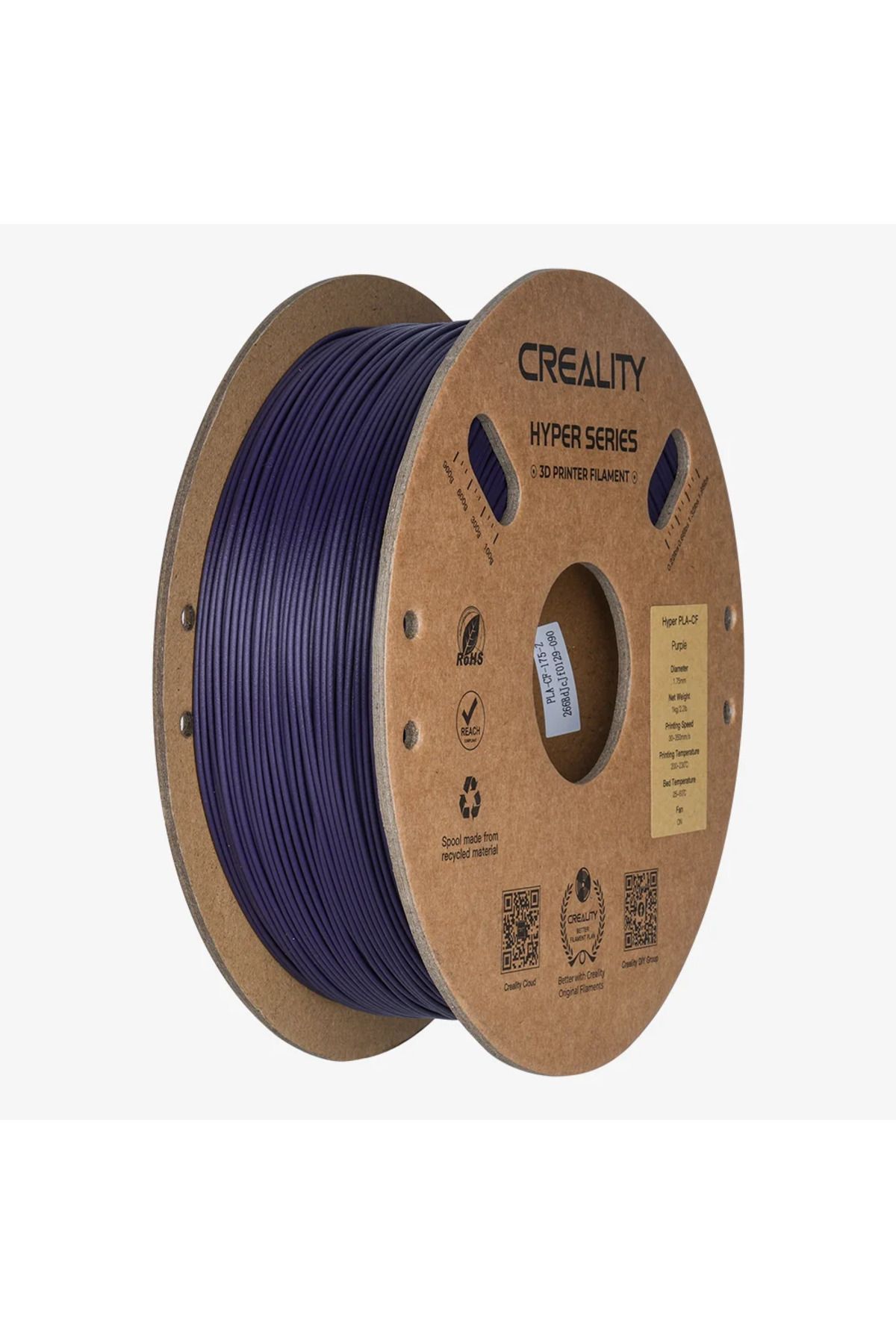 Creality Hyper Pla Karbon Fiber Filament Mor 1.75mm 1kg