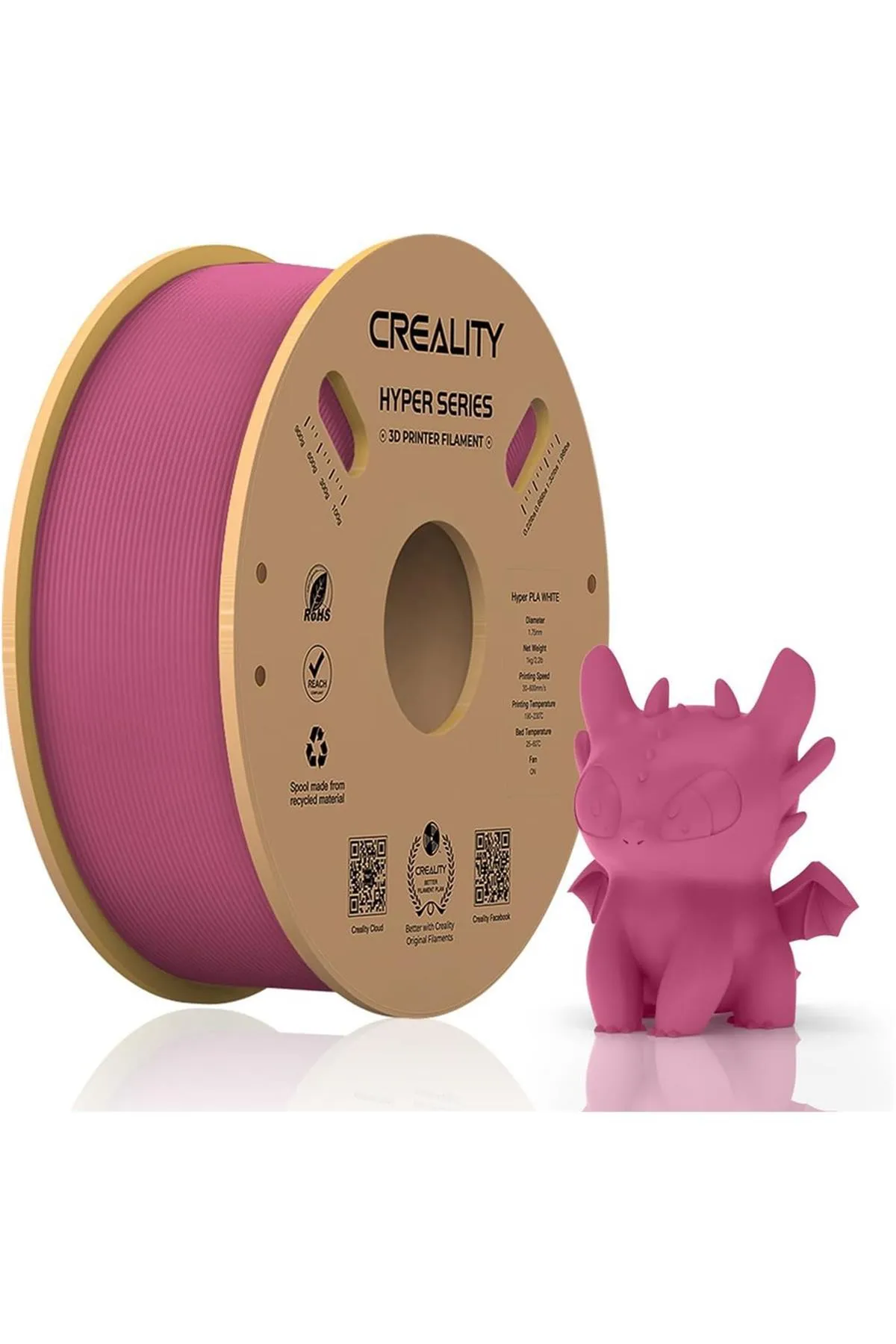 Creality Hyper Pla Viva Magenta Filament 1.75mm 1kg