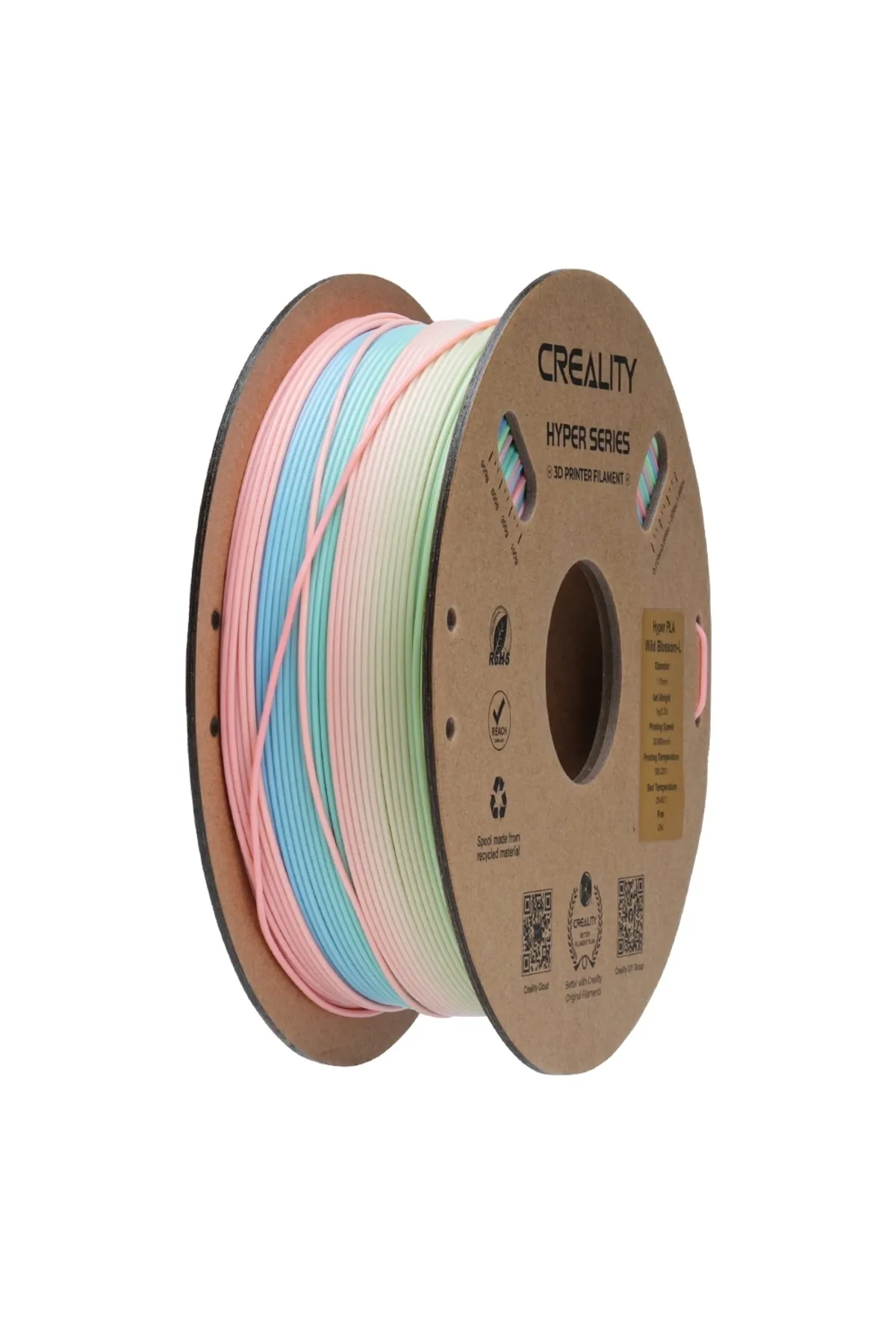 Creality Hyper Pla Wild Blossom-long Rainbow Filament