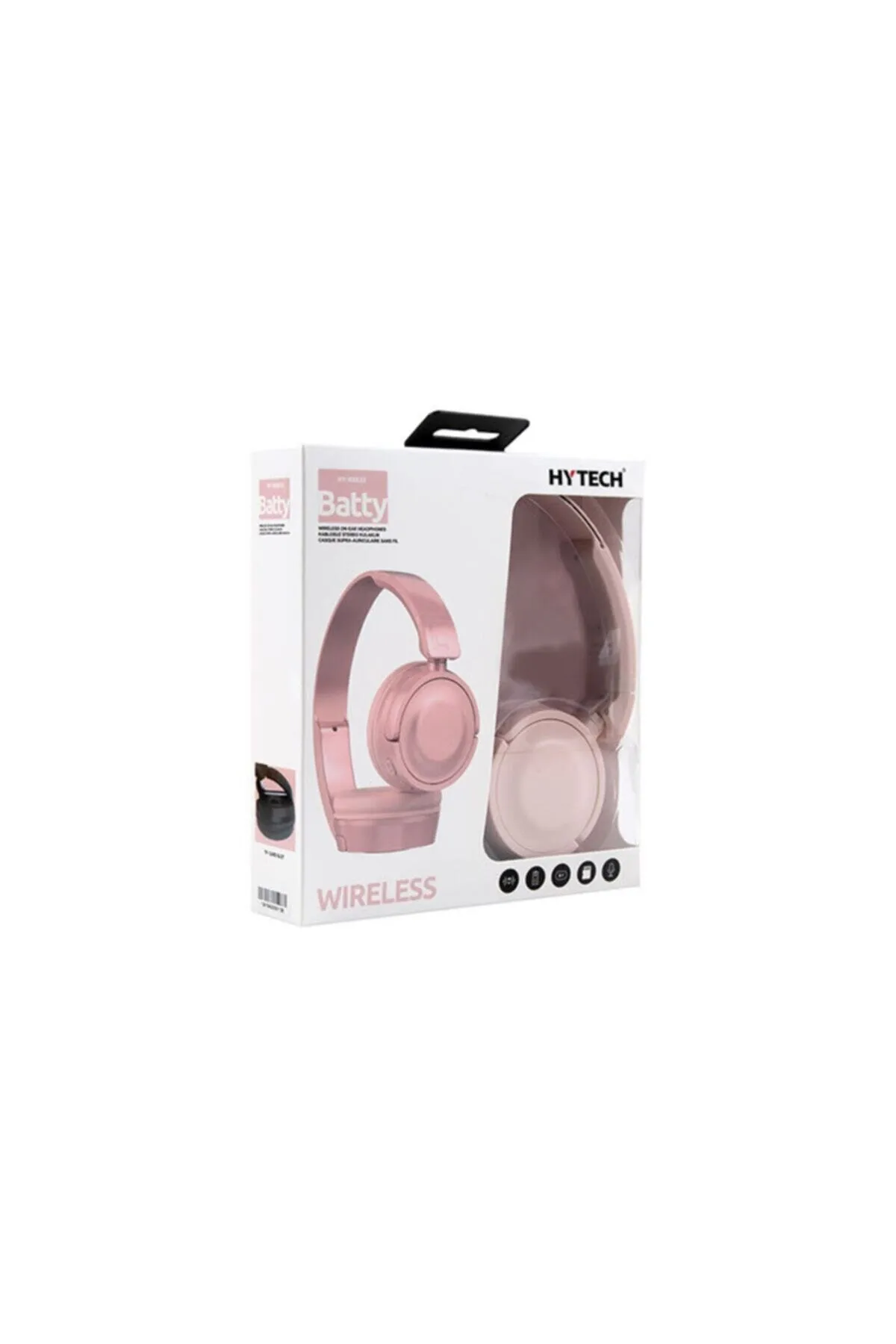 YOGİXO Hytech Hy-xbk33 Batty Pembe Tf Kart Özellikli Bluetooth Kulaklık