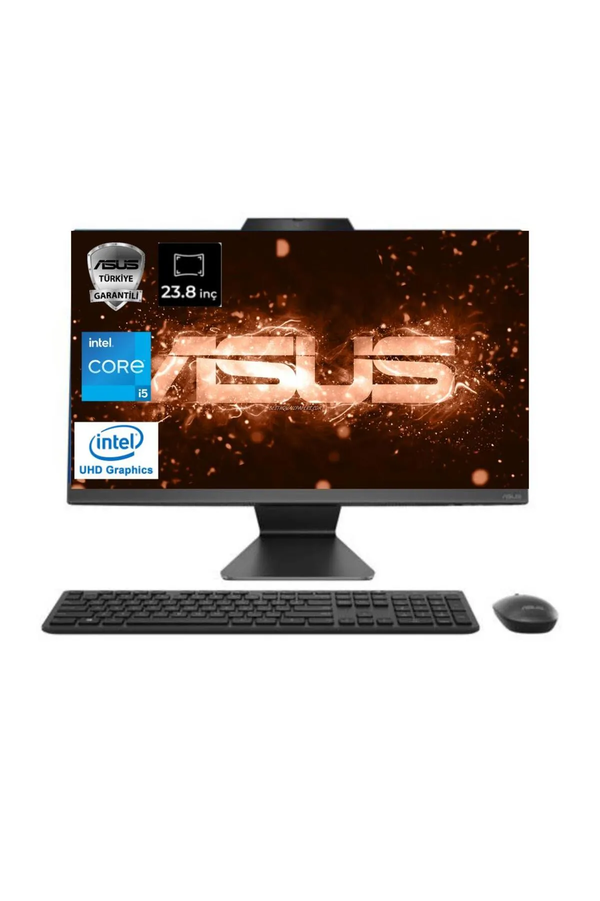 Asus İ5-1335u A3402wbak-ı58512b0d Atl10 32gb Ddr5 Ram 512gbm.2 Ssd 23.8" Fdos All In One Masaüstü