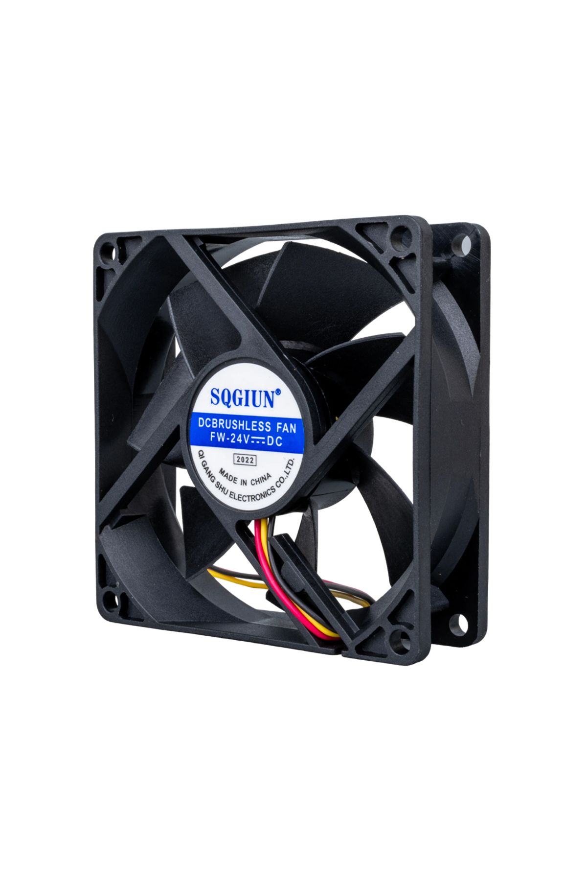 AYKAN IC-216A FIRÇASIZ DC FAN 80X80X25MM 24 VOLT 3 PİN (4767) - AYK2226-4042