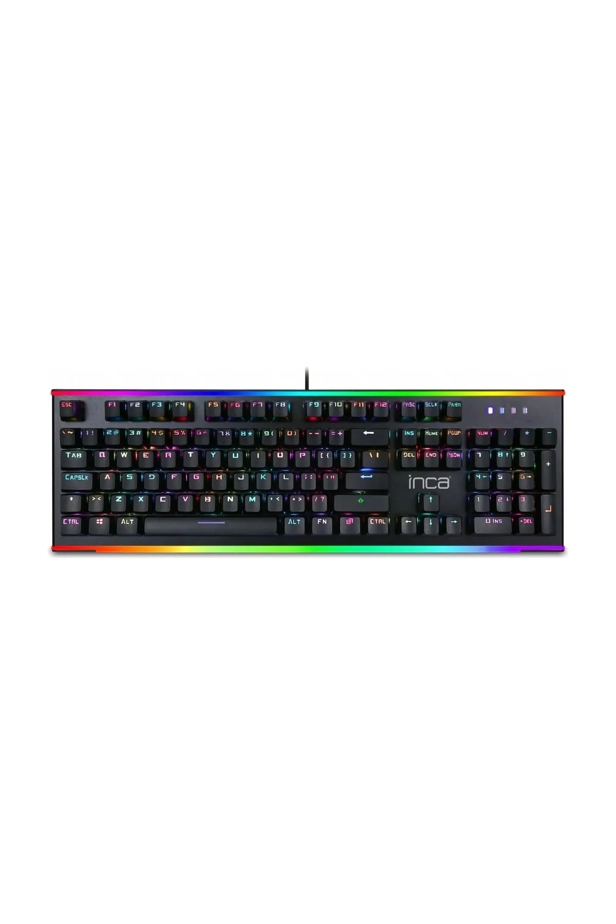 Inca Ikg-451 Empuse Iı Brown Swich Full Rgb Mekanik Gaming Keyboard Kablolu Klavye