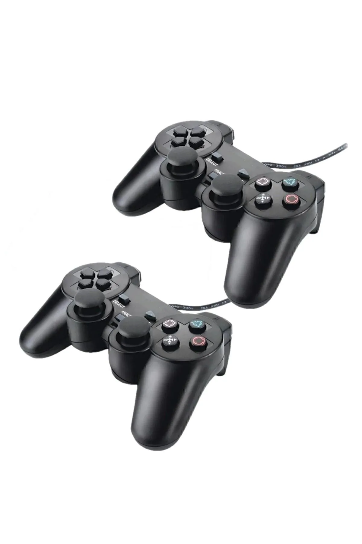 ŞimşekStore İkili Tek Usb Kablolu 1.5 Metre Joystick Gamepad Oyun Kolu Konsolu Tv Bilgisayar Ps3 Laptop Stick