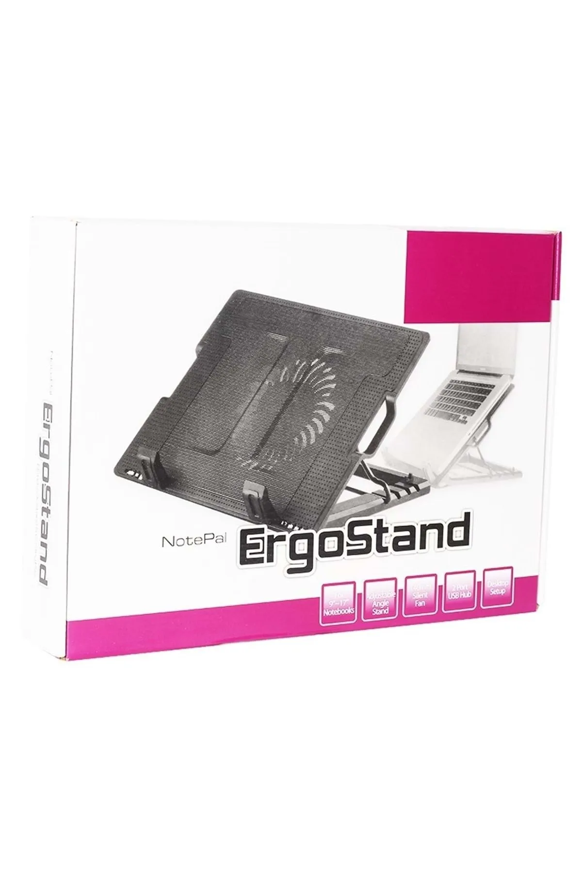 TriLine Işıklı Notebook Soğutucu Fan 5 Kademeli Stand