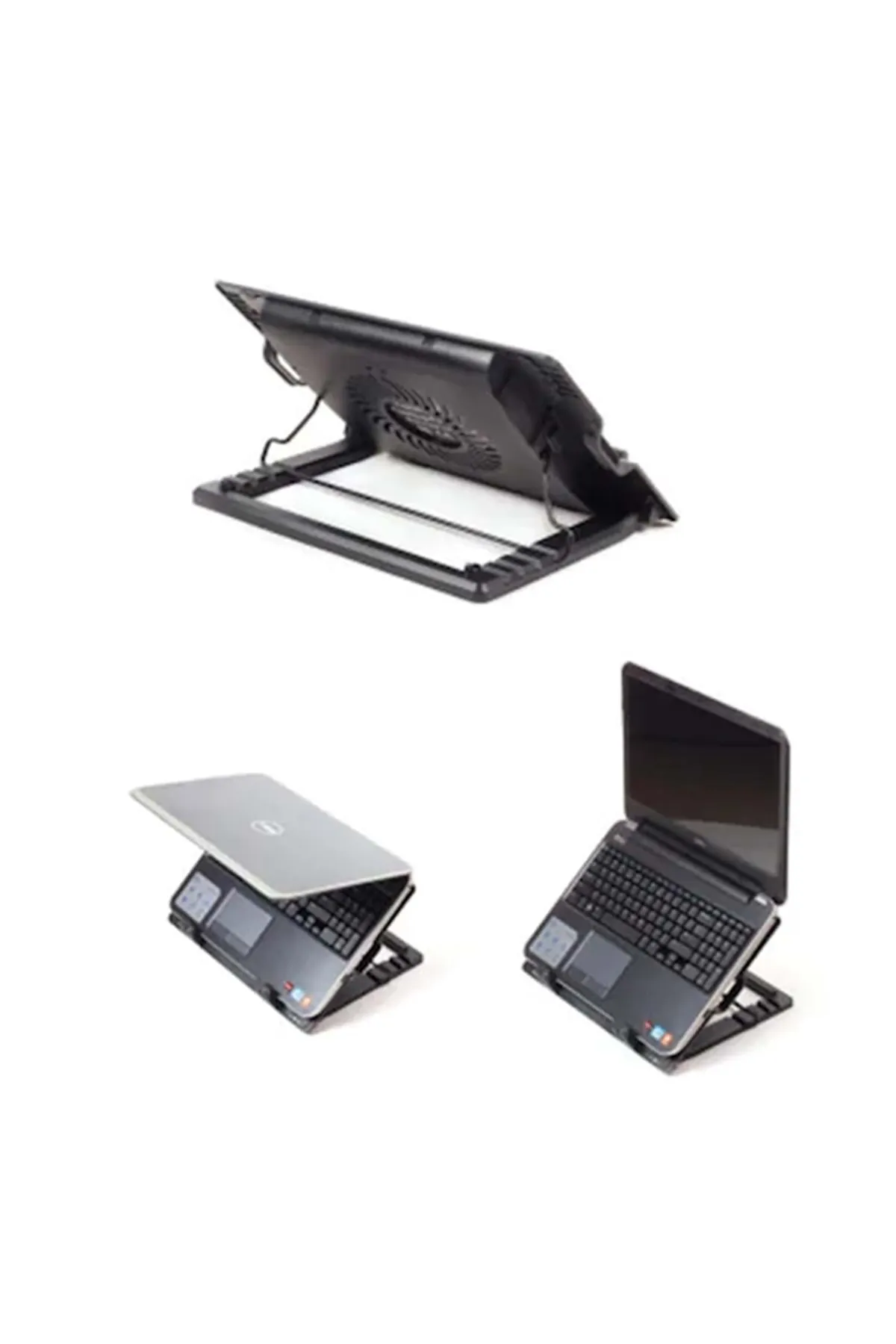 TriLine Işıklı Notebook Soğutucu Fan 5 Kademeli Stand