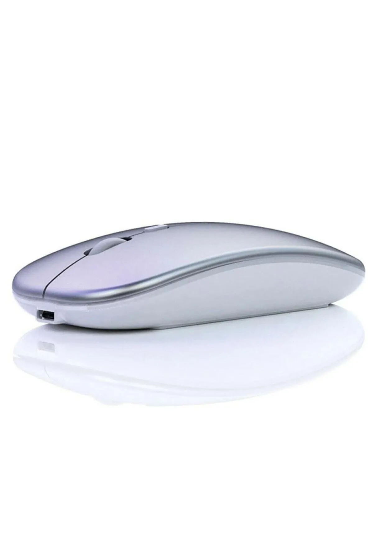 TechTic Işıklı Usb Led Işıklı Sessiz Kablosuz Optik Mouse Wireless Ofis Bilgisayar Pc Şarjlı