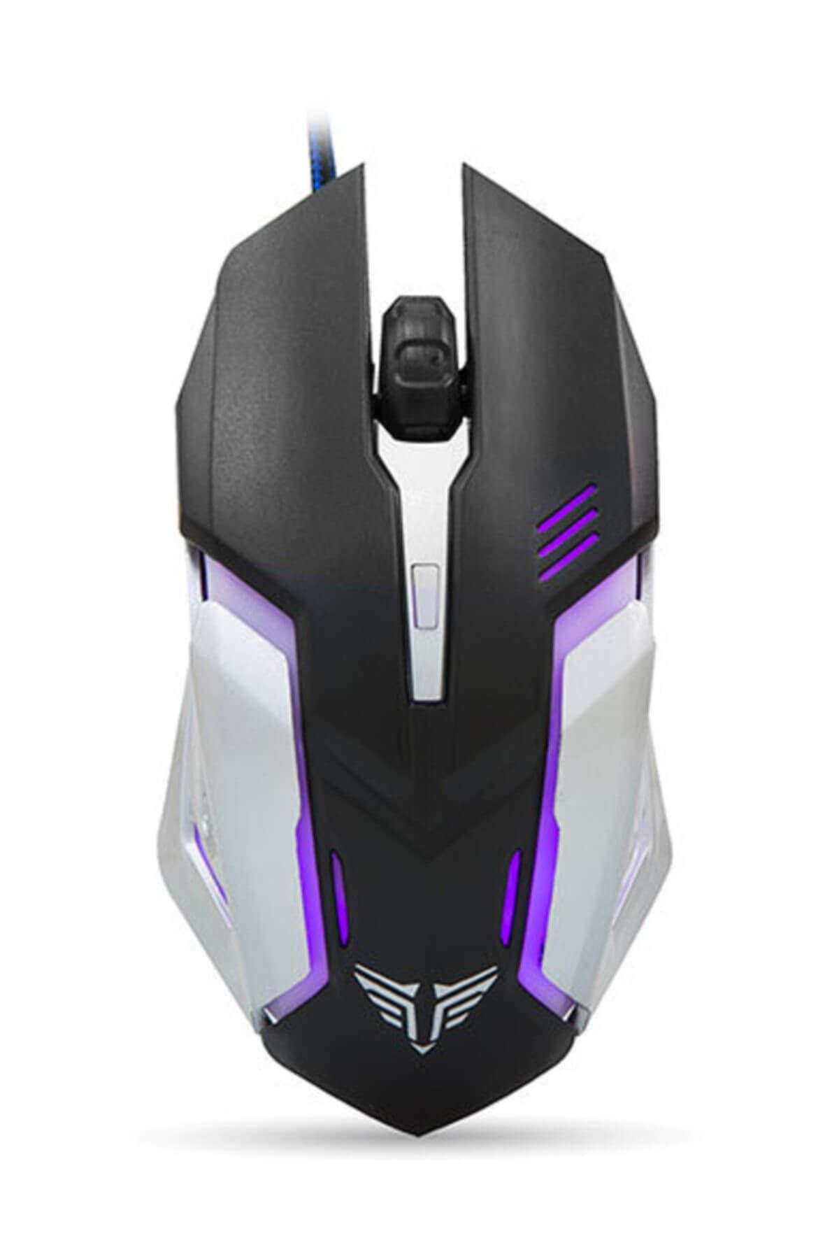 Everest Işıklandırmalı Gaming Pro Sm-g72 Usb Siyah Gümüş Mouse 7 Renk