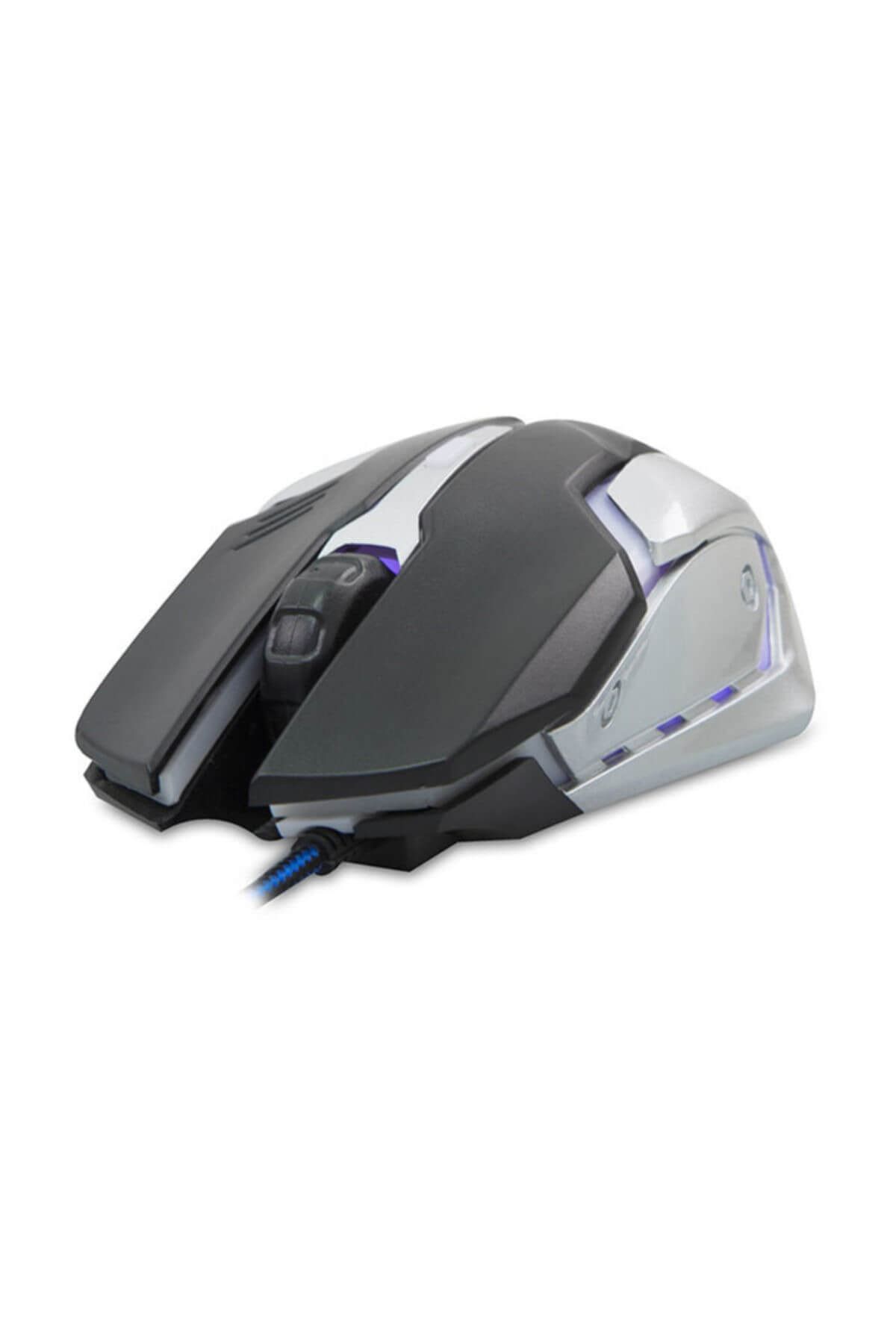 Everest Işıklandırmalı Gaming Pro Sm-g72 Usb Siyah Gümüş Mouse 7 Renk