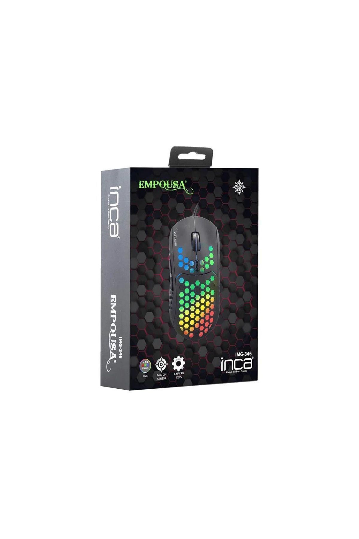 Inca Img-346 Empousa Rgb Macro Keys Gaming Mouse