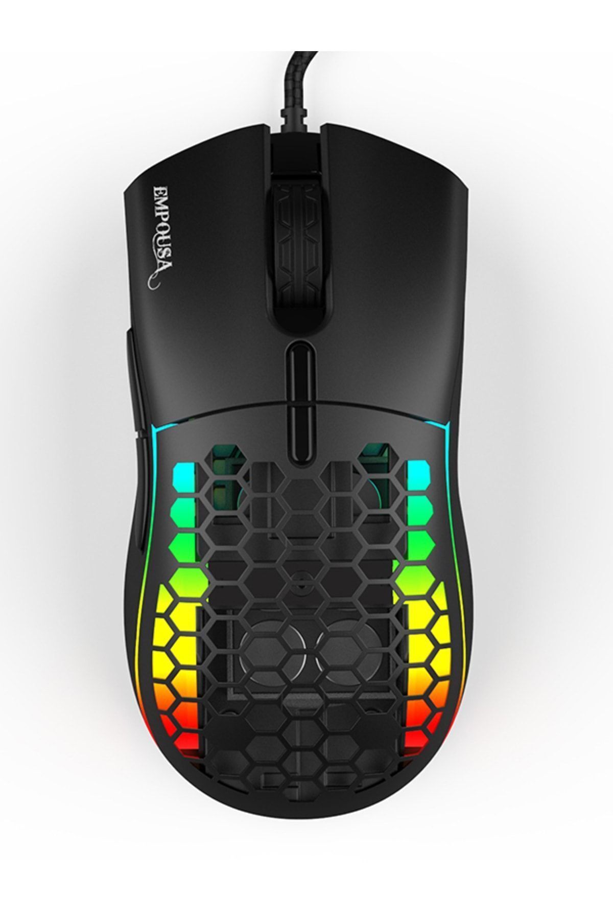 Inca Img-gt20 10.000dpı 6 Rgb Led Işıklı 7 Programlanabilir Tuş Çift Kapaklı Pro Gaming Oyuncu Mouse