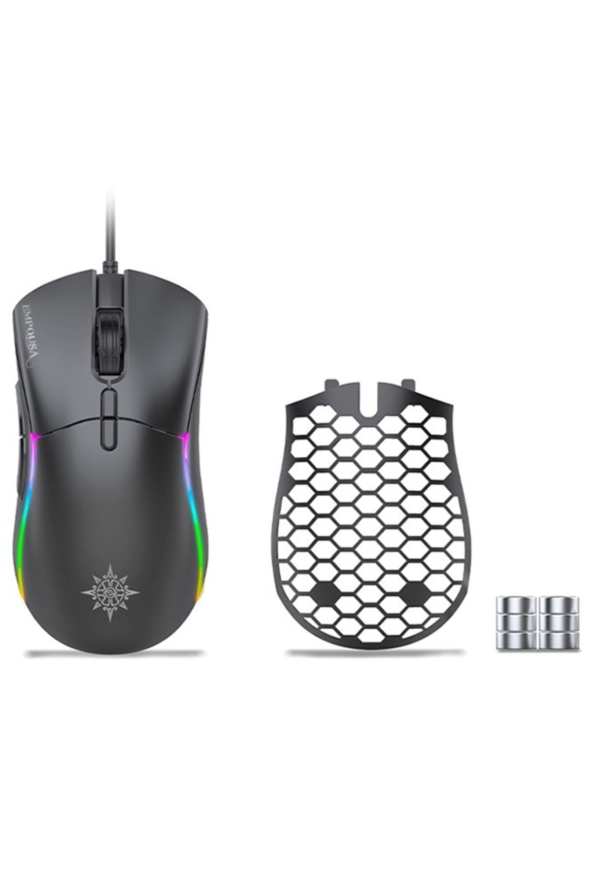 Inca Img-gt20 10.000dpı 6 Rgb Led Işıklı 7 Programlanabilir Tuş Çift Kapaklı Pro Gaming Oyuncu Mouse