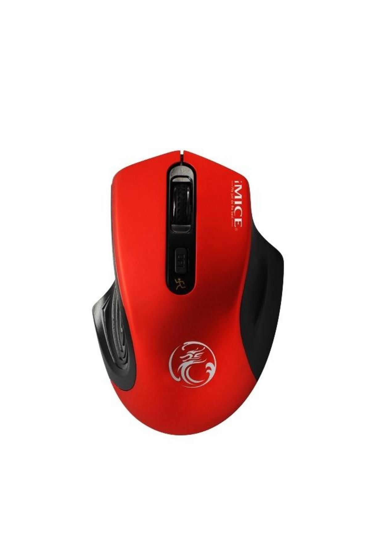 Valkyrie Imice 2000dpi Kablosuz Sessiz Silent Mouse Kırmızı