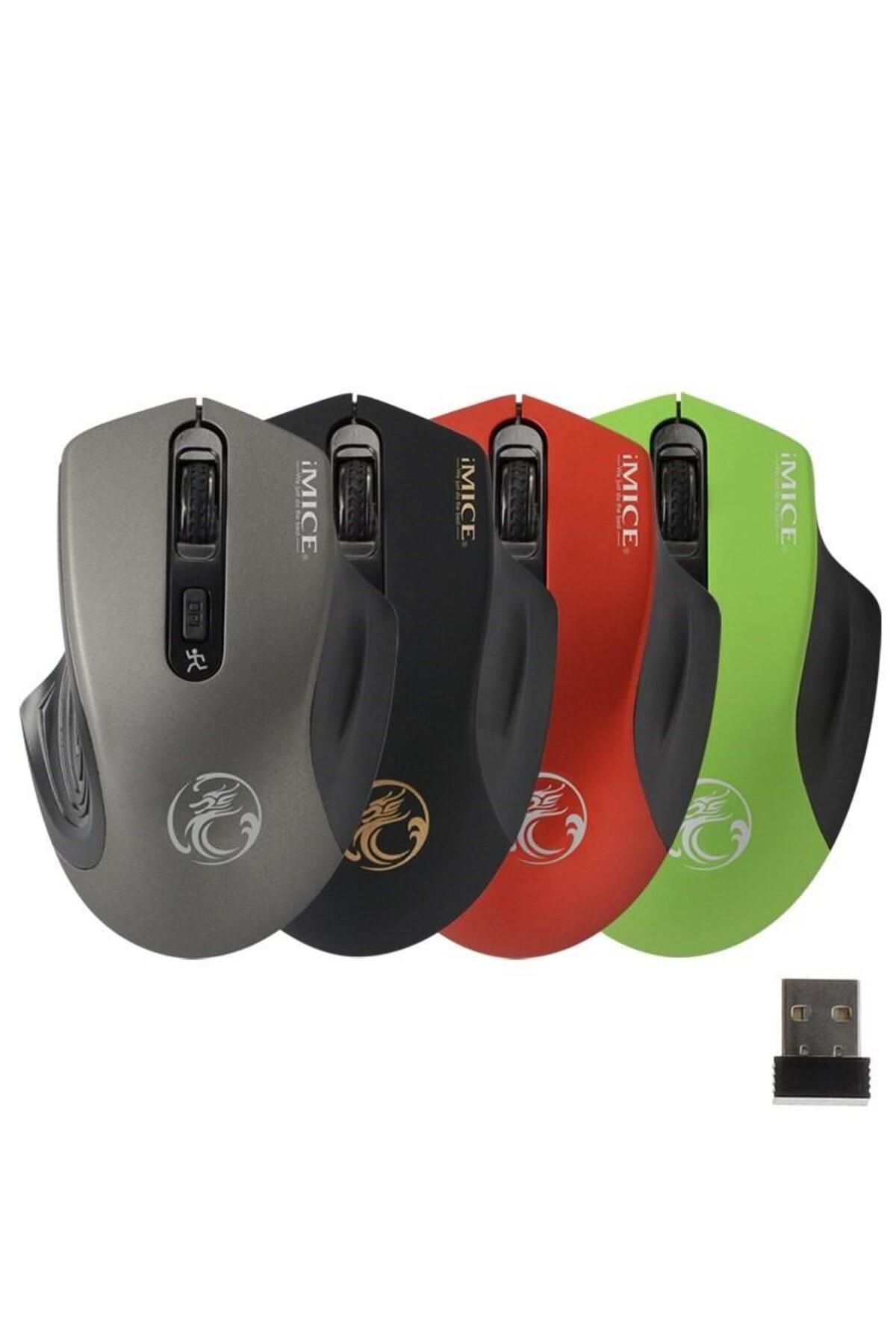 Valkyrie Imice 2000dpi Kablosuz Sessiz Silent Mouse Kırmızı