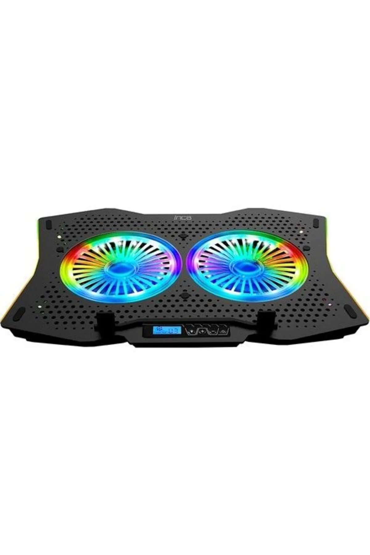 Inca Inc-607 2 Fanlı Rgb Arrax Notebook Soğutucu, Siyah