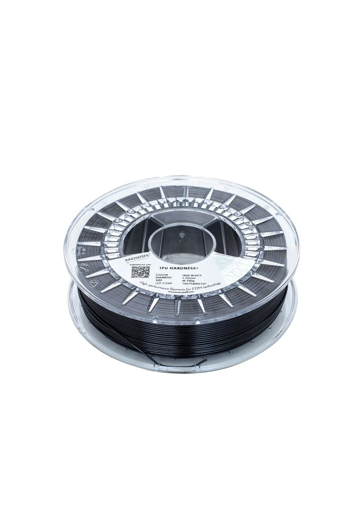 Smart Materials 3D Innovatefil TPU HARDNESS+ 1.75mm SİYAH 750g Filament