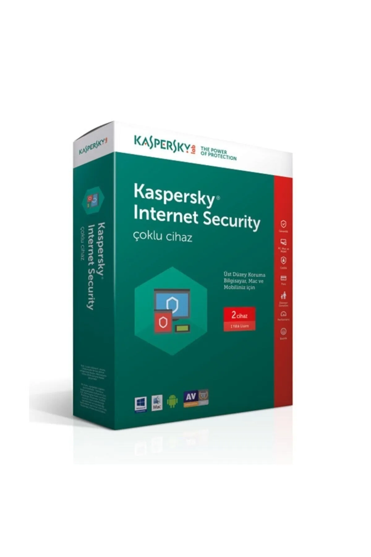 Kaspersky Internet Security - 2 Kullanıcı Dvd Kutu