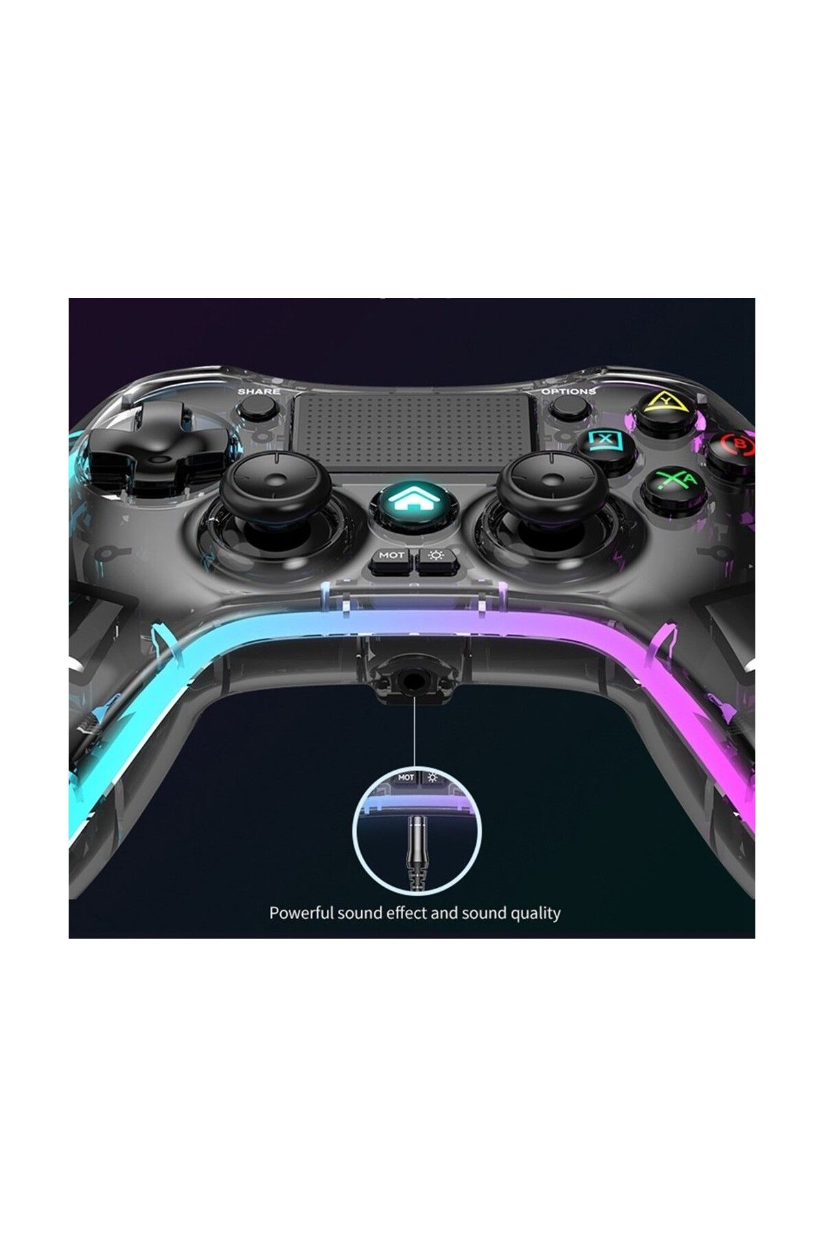 Soylu elektronik IOS ipad iphone Gamepad Oyun Kablosuz Gamepad Telefon/android/ıos/pc/ps4/tv Box Uyumlu Oyun Kolu RGB