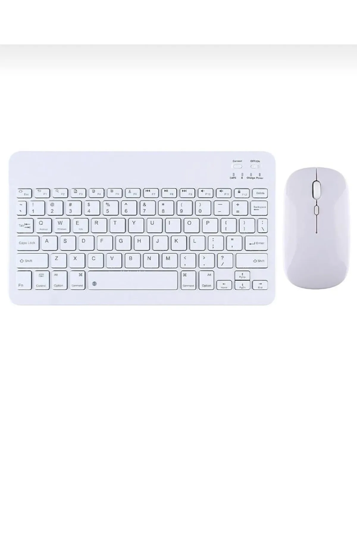 Alfa MEC Ipad Mini 5 / 4 7.9 Inç A2133 A2124 A2125 Uyumlu Kablosuz Bluetooth Klavye+mouse Set