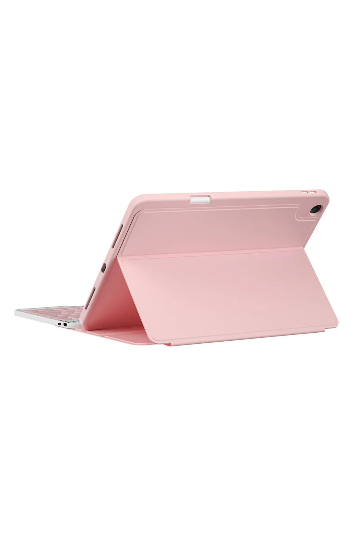 Wiwu iPad Pro 10.5 7.Nesil Uyumlu Klavyeli Kılıf Wiwu Protective Gizli Kalem Bölmeli Pembe