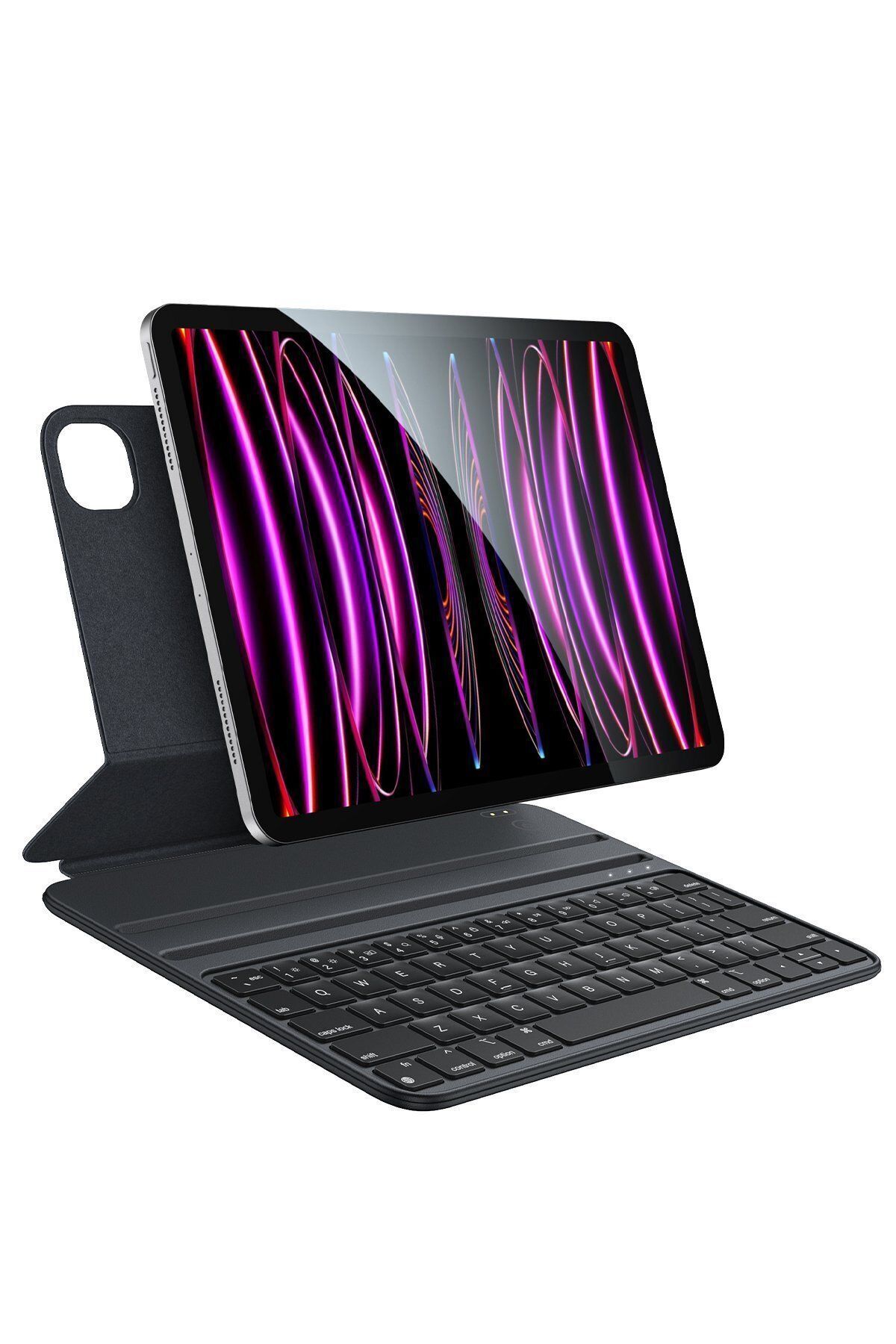 Fogy Ipad Pro 4.nesil 11" Inç (m2 Çipli) Uyumlu Case Magic Keyboard Folio Utra Slim Klavyeli Tablet Kılıf