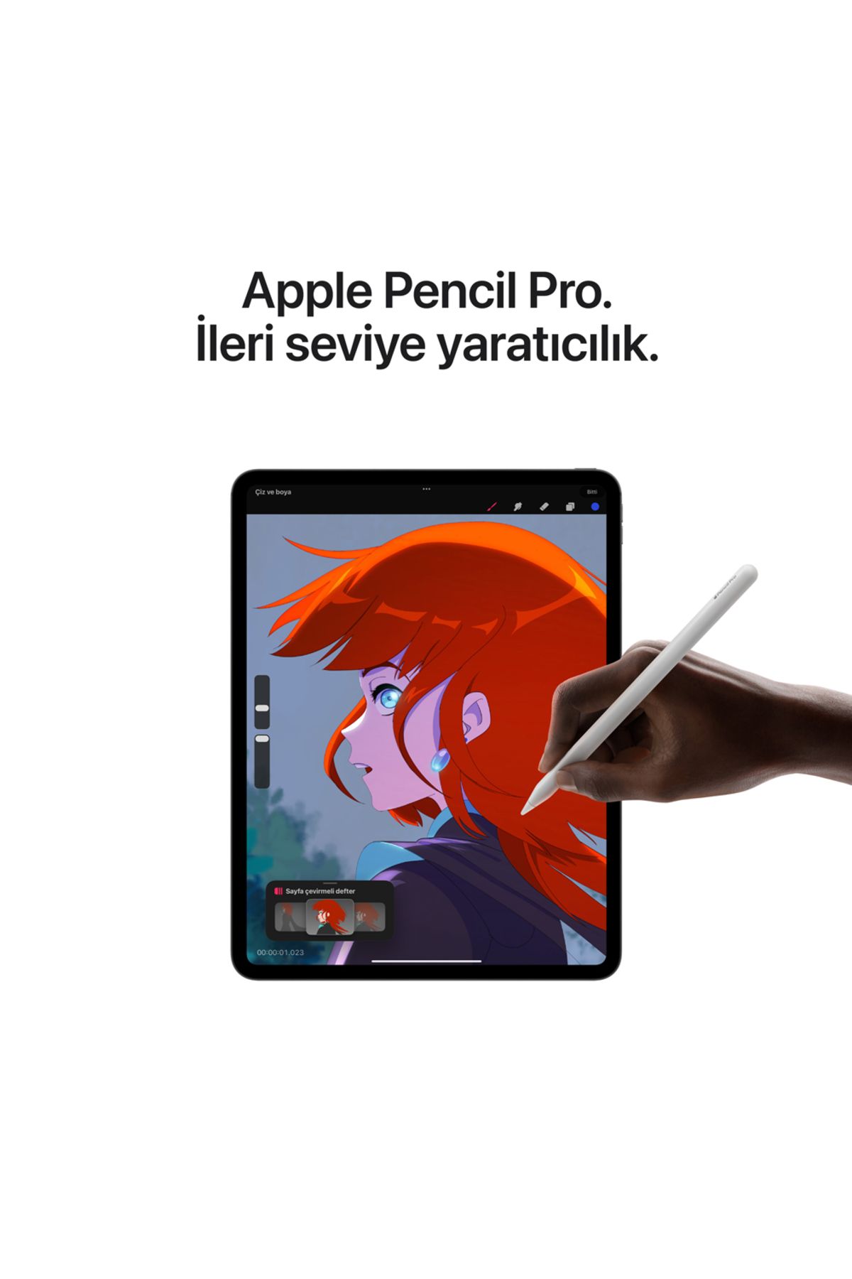 Apple iPad Pro M4 13 inç Wi-Fi 2TB Nano-texture Cam (MWRJ3TU/A) - Gümüş