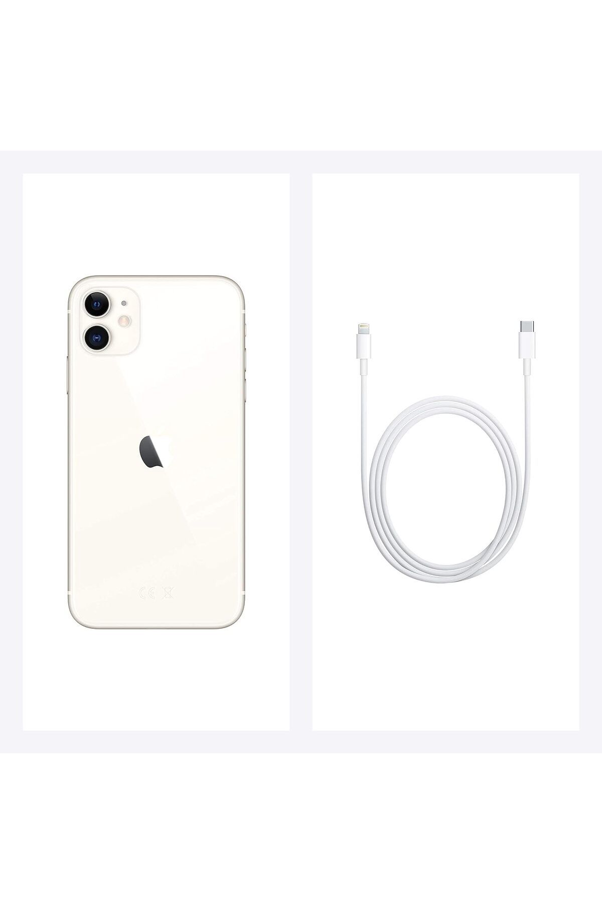 Apple iPhone 11 128 GB Beyaz Cep Telefonu Aksesuarsız Kutu (Apple Türkiye Garantili)