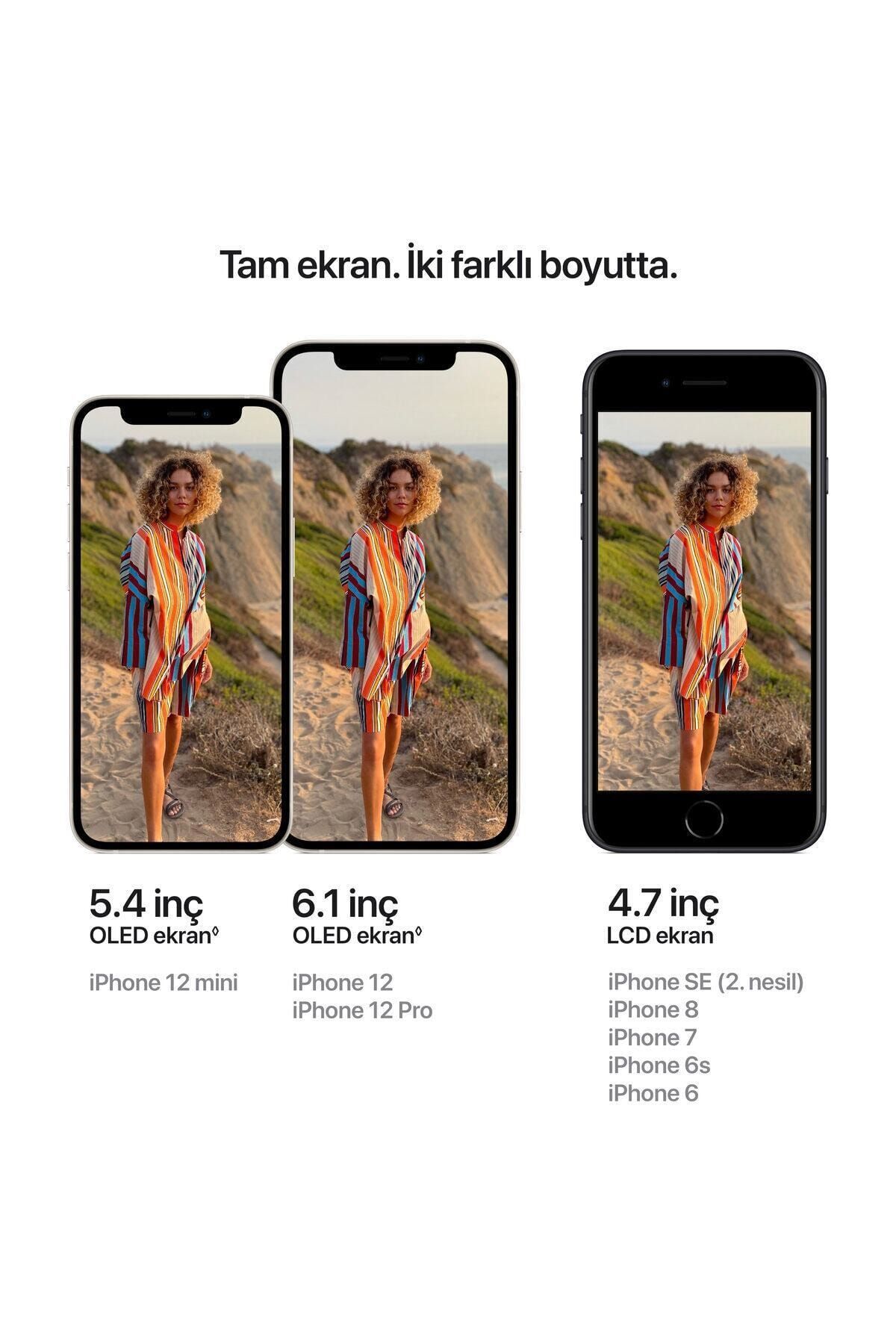 Apple iPhone 12 64 GB Mor Cep Telefonu Aksesuarsız Kutu (Apple Türkiye Garantili)