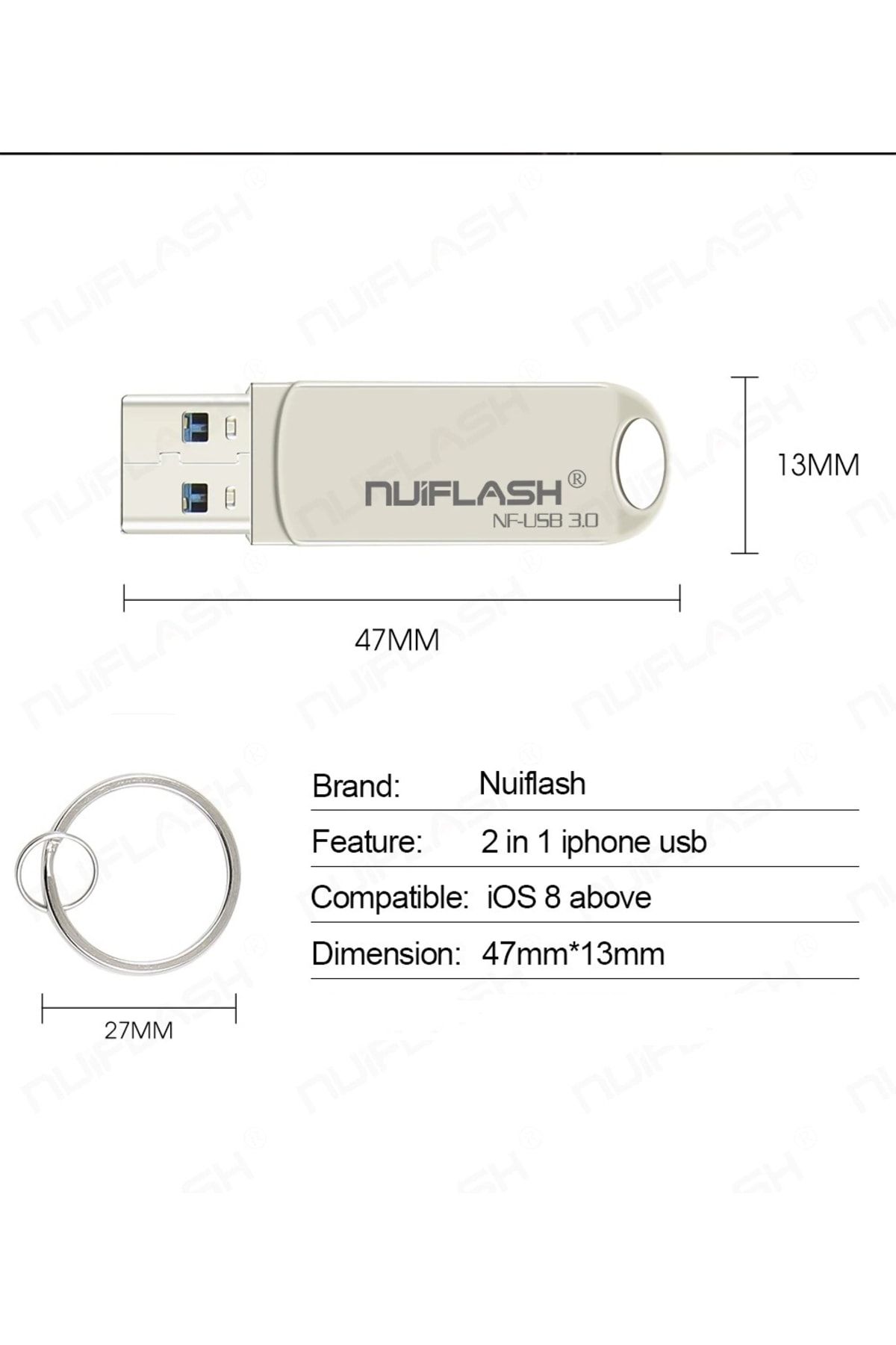 SYNOPE Iphone 512 Gb Otg Usb Flash Bellek 2 In 1 Kalem Sürücü Için Ios Uyumlu Depolama Cihazları