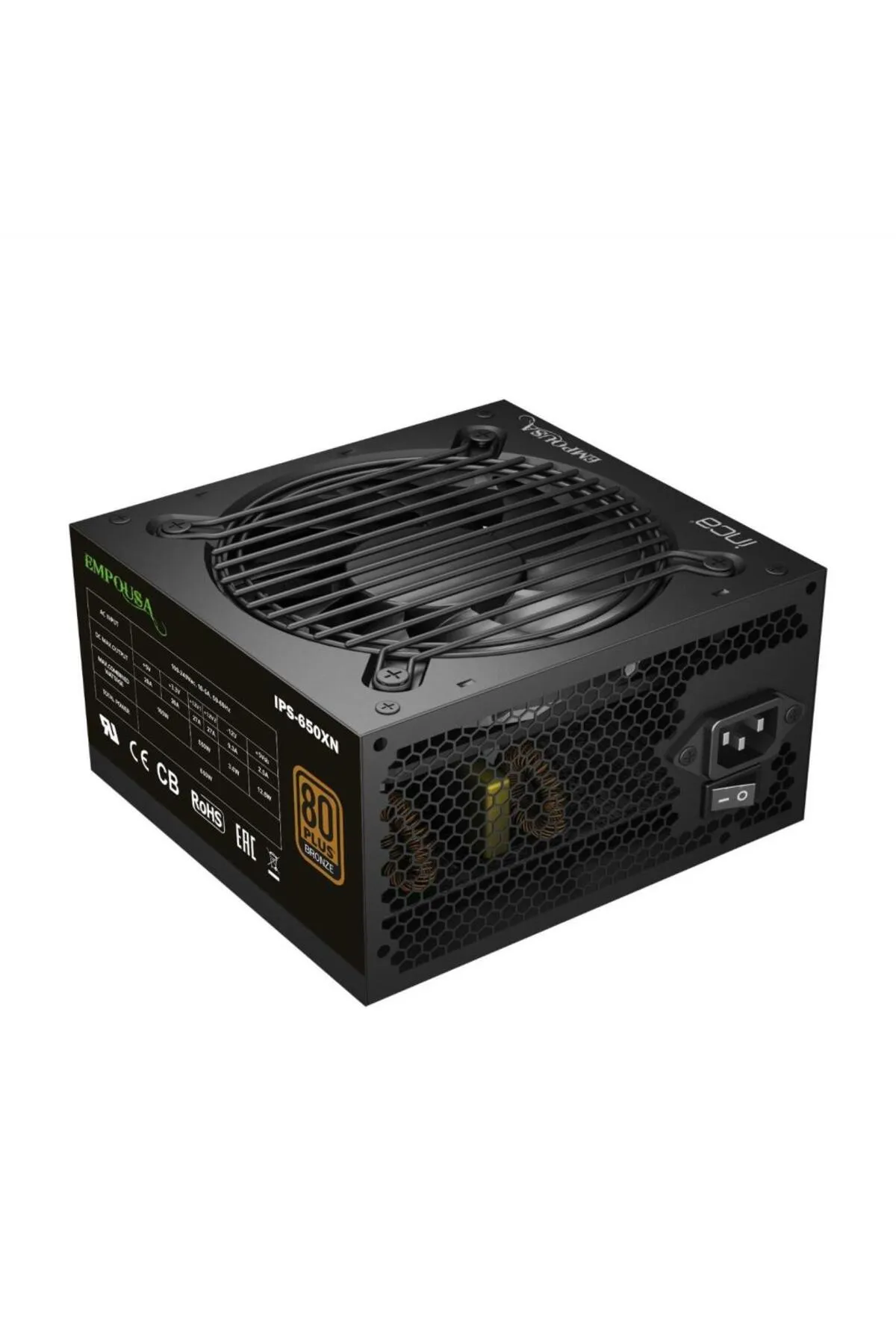 Inca Ips-650xn 650w Power Supply 80 Plus Bronz Sılent