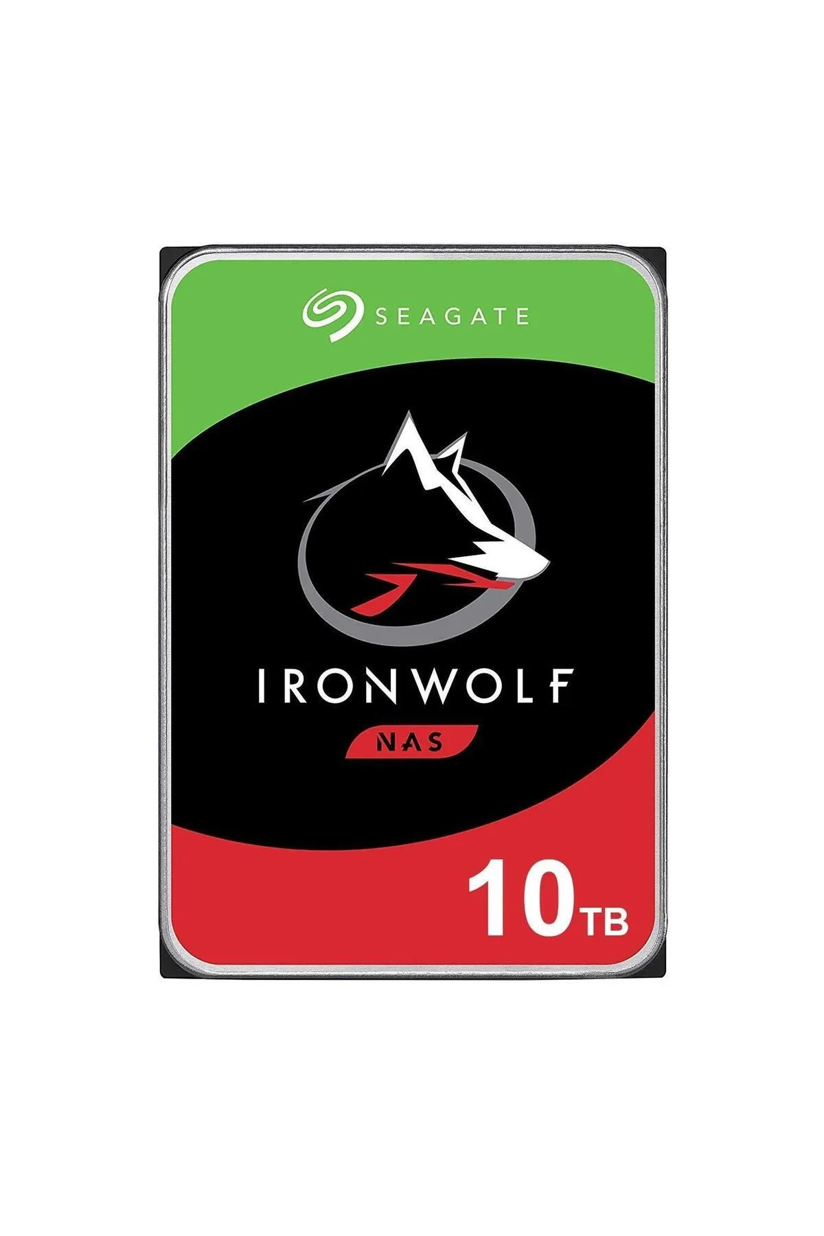 Seagate Ironwolf St10000vn0008 10tb 7200rpm 256mb 3.5" Sata Nas Harddisk