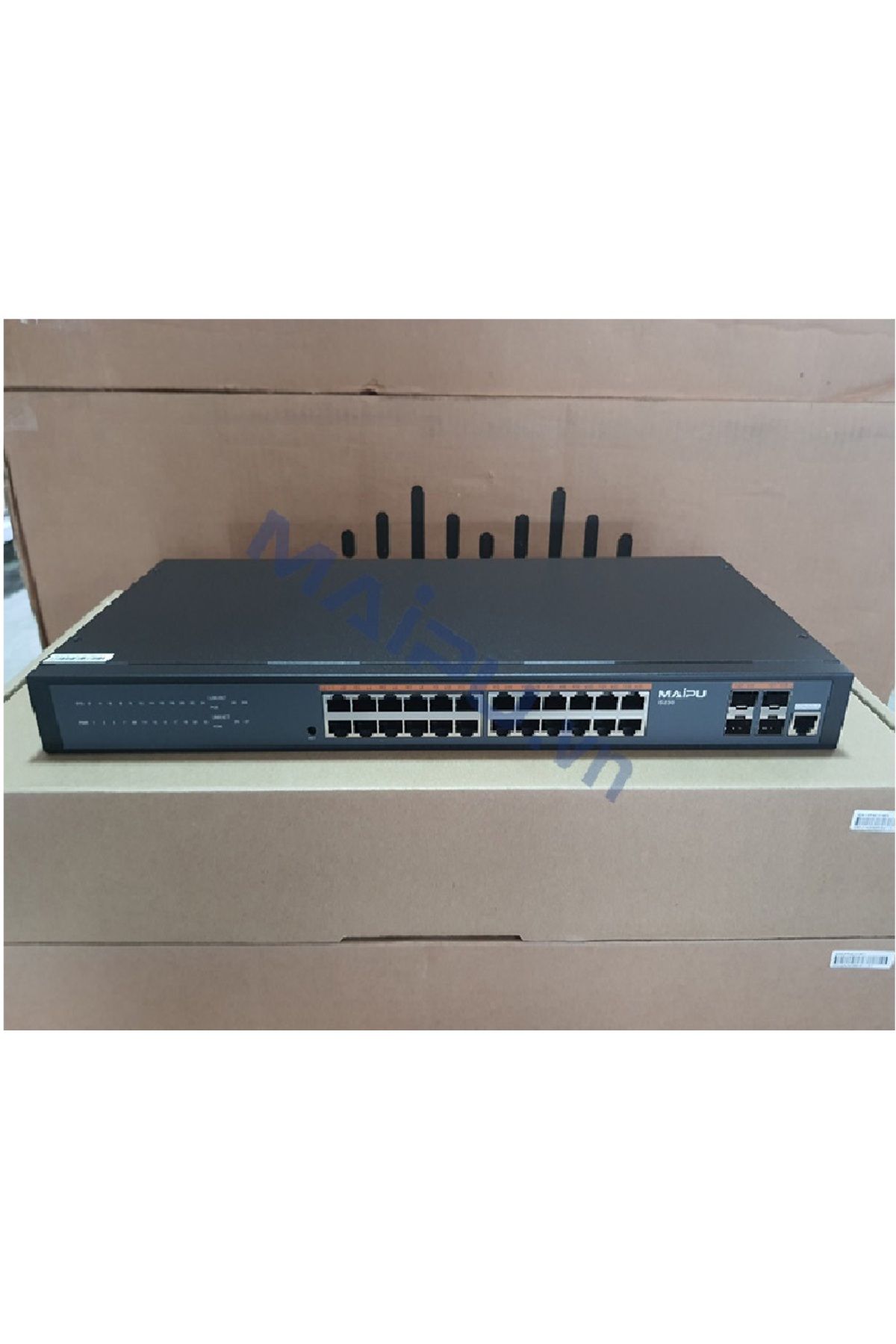 MAIPU IS230-28TP-AC  24 PORT 100/1000M 4 PORT 1G SFP ARAYÜZ 380W PoE+AC POWER